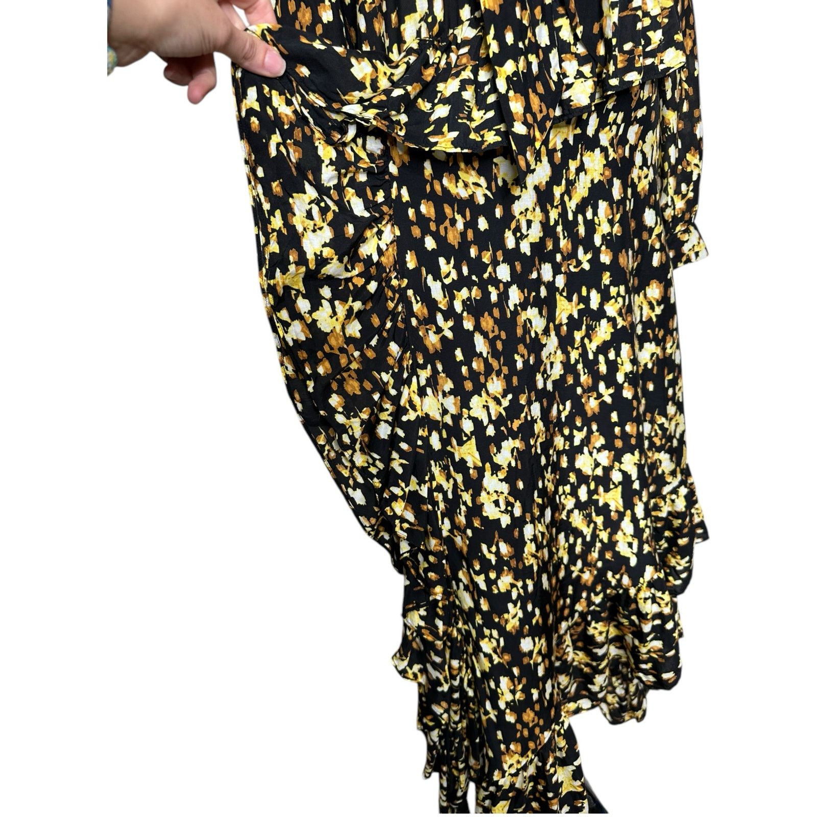 & Other Stories & Other Stories ruffle asymmetrical midi dress size 2 Size XS / US 0-2 / IT 36-38 - 12 Thumbnail