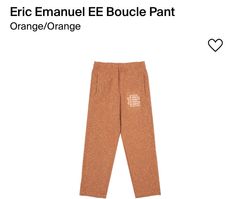 Kicks Boomin - DS Eric Emanuel Boucle Sweatpants available