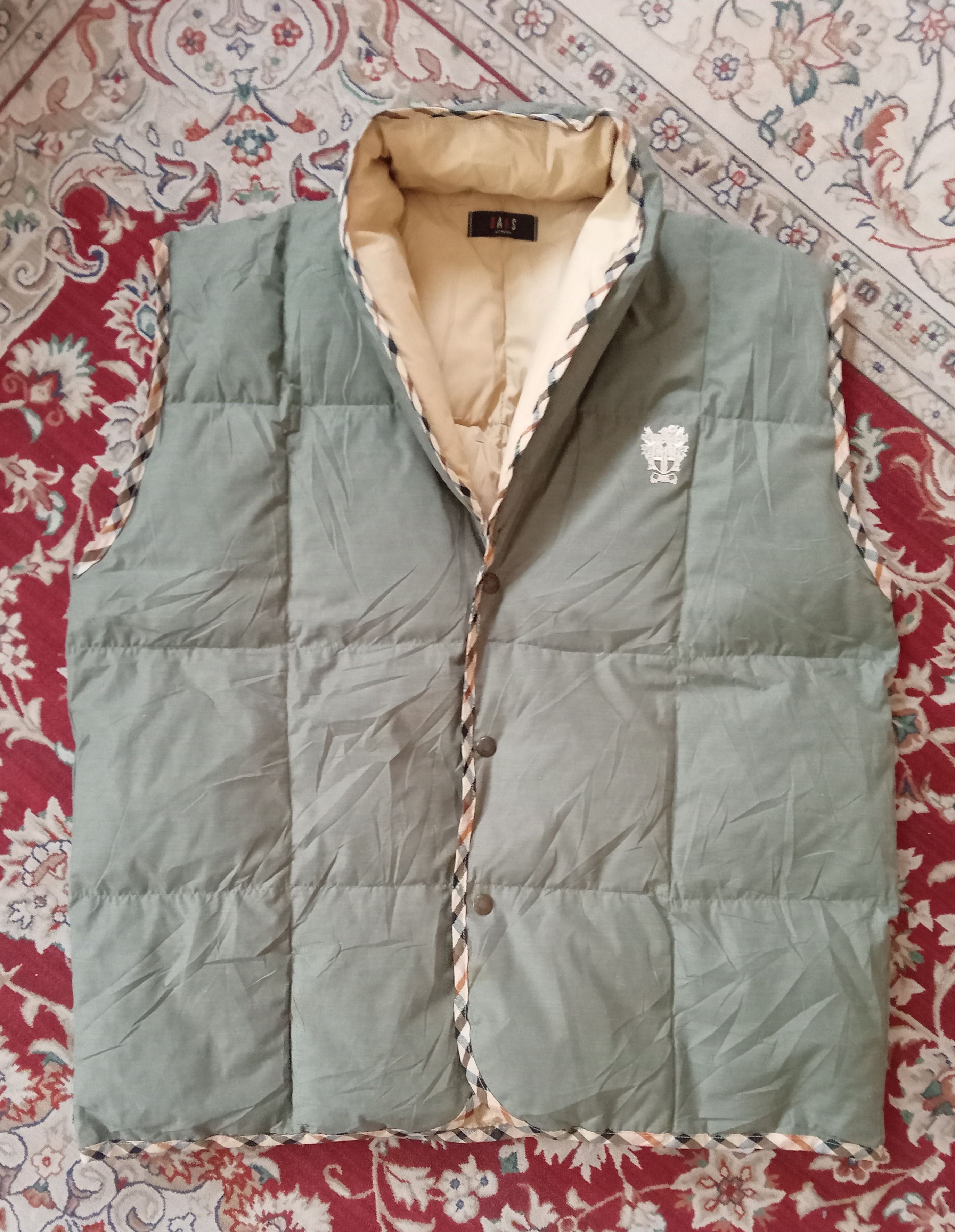 DAKS Vintage Daks Puffer Vest Size US L / EU 52-54 / 3 - 1 Thumbnail