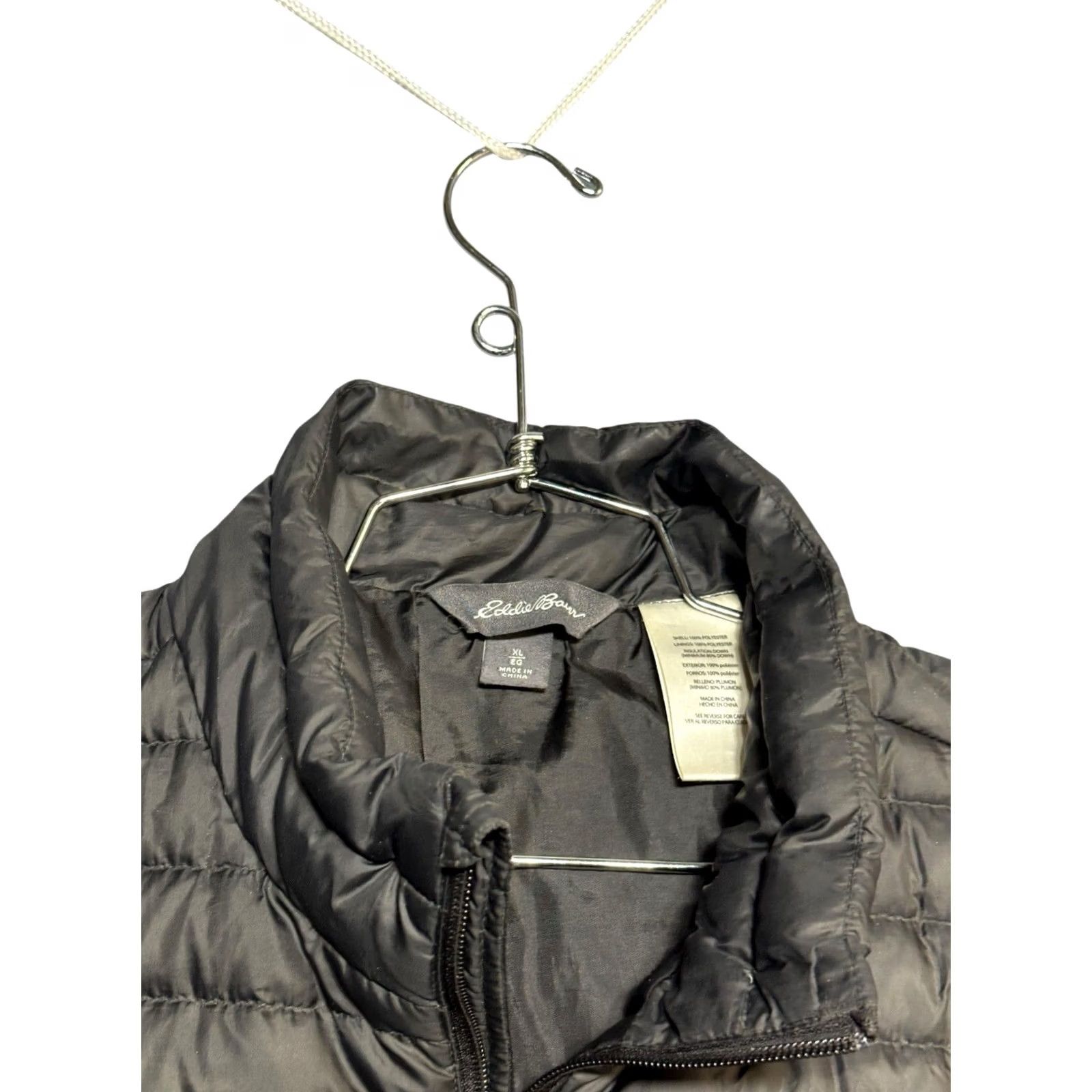 Eddie Bauer Eddie Bauer Jacket XL Black Puffer Down Filled Lightweight Outdoor Mens Size US XL / EU 56 / 4 - 3 Thumbnail