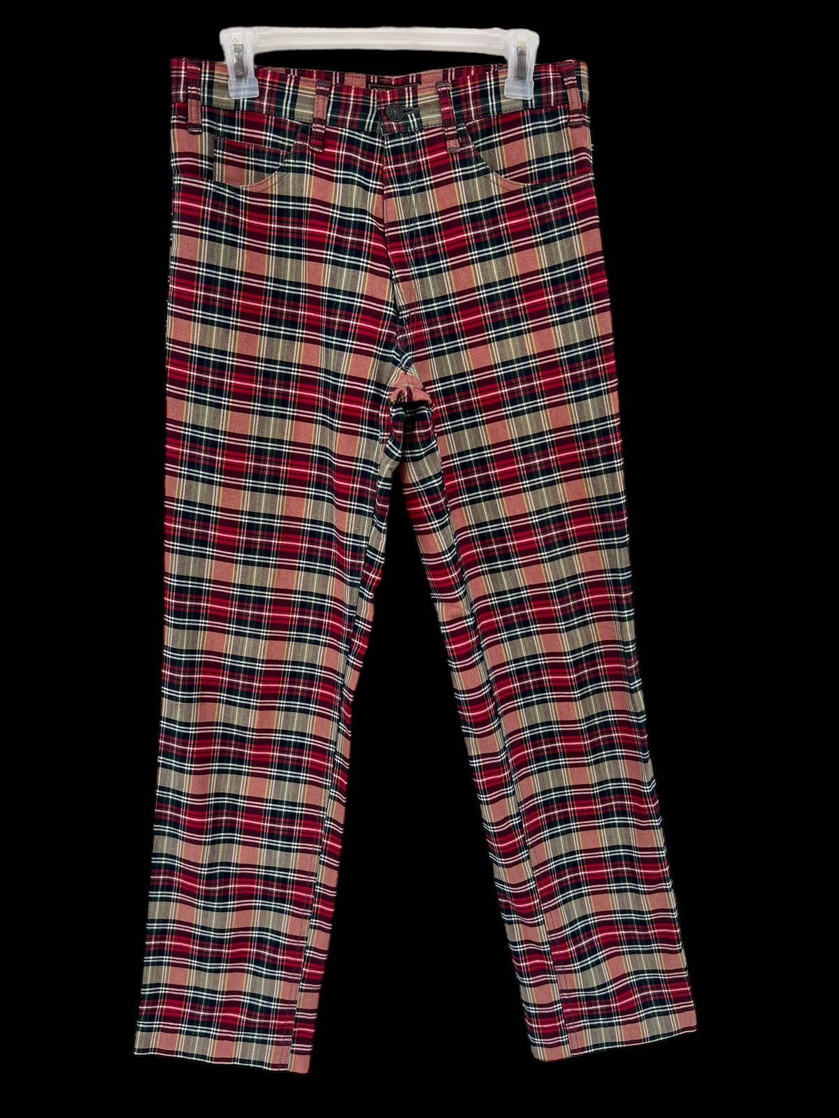 Vintage GOWEST Japan Tartan Plaid Check Trouser Pant Size US 30 / EU 46 - 6 Thumbnail