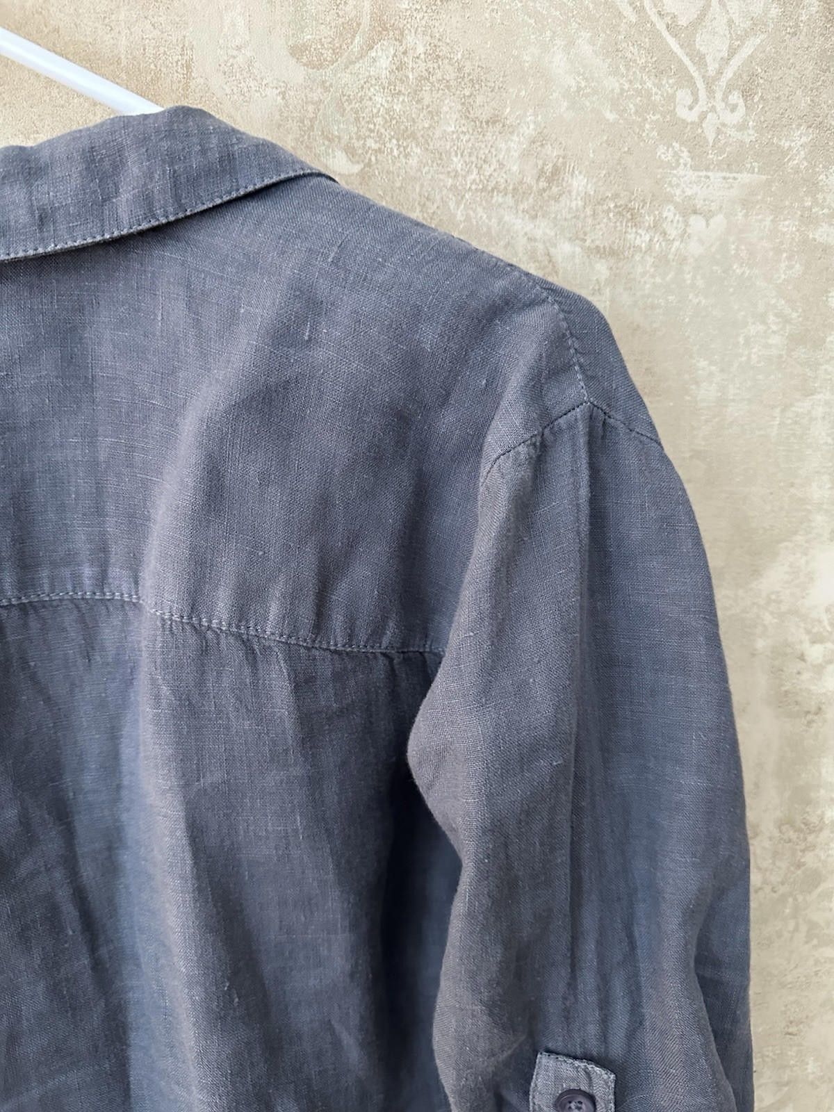 Designer Cloth and Stone button down size medium 100% Linen Size M / US 6-8 / IT 42-44 - 11 Thumbnail