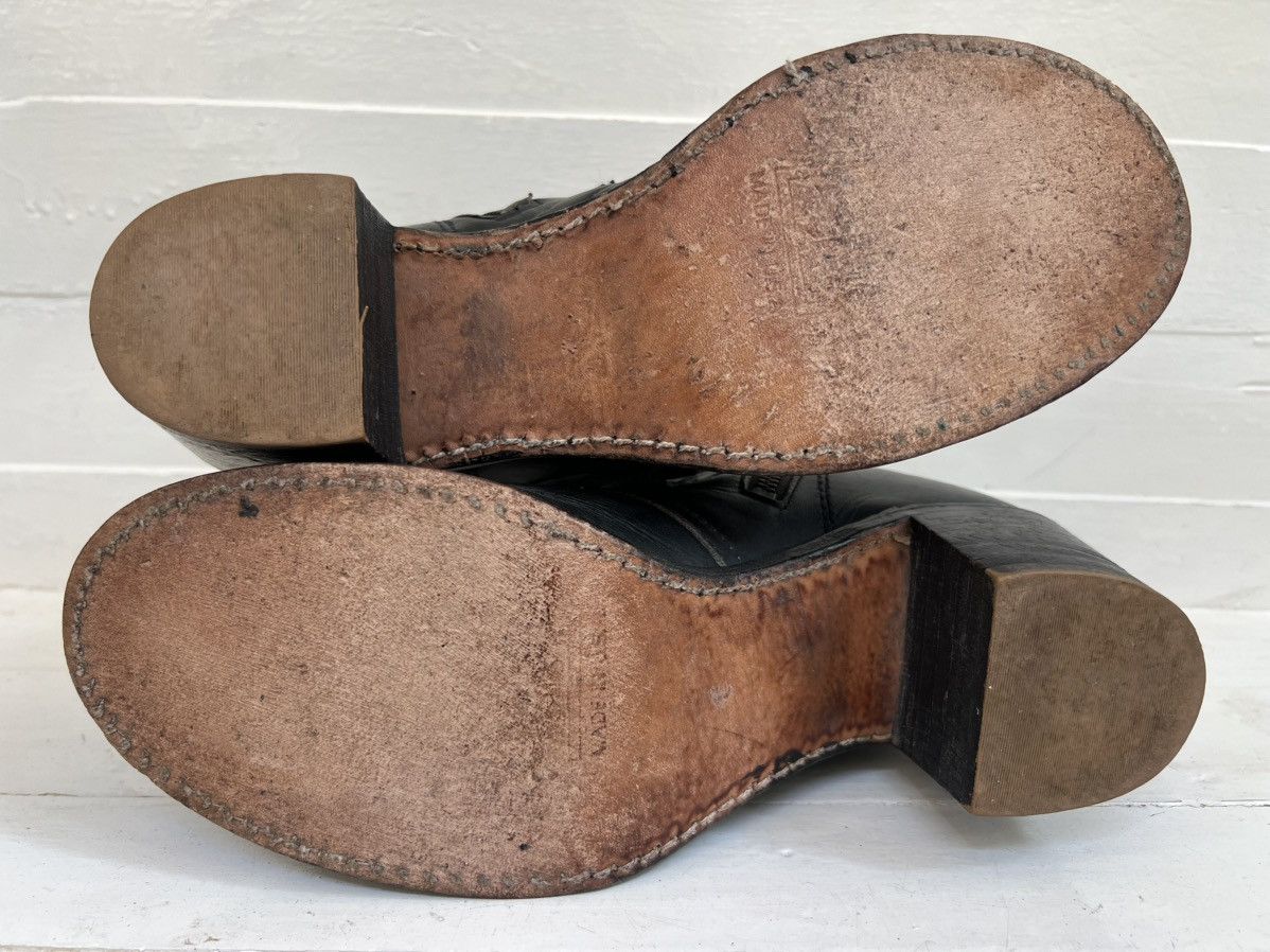 Frye Frye Sabrina Double Buckle Fatigue Leather Made In USA Boots Size US 9.5 / IT 39.5 - 11 Thumbnail