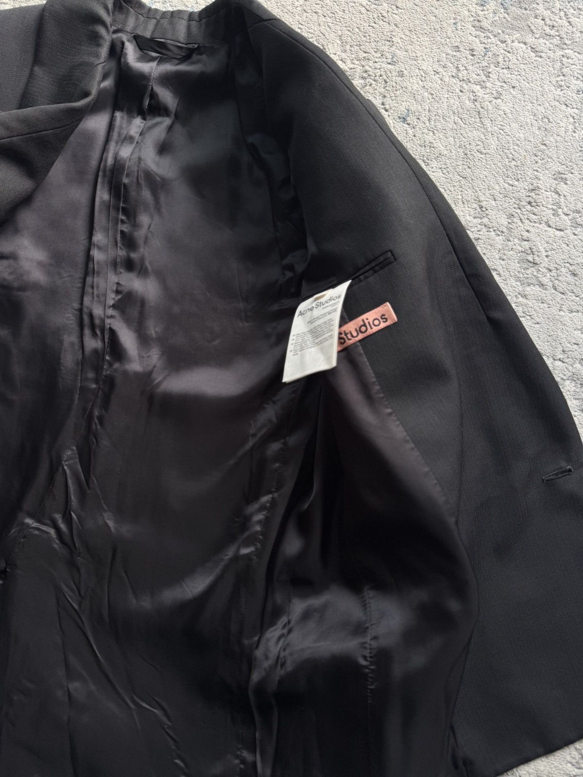 Acne Studios Acne Studios Black Double Breasted Blazer Jacket size 32 Size M / US 6-8 / IT 42-44 - 5 Thumbnail