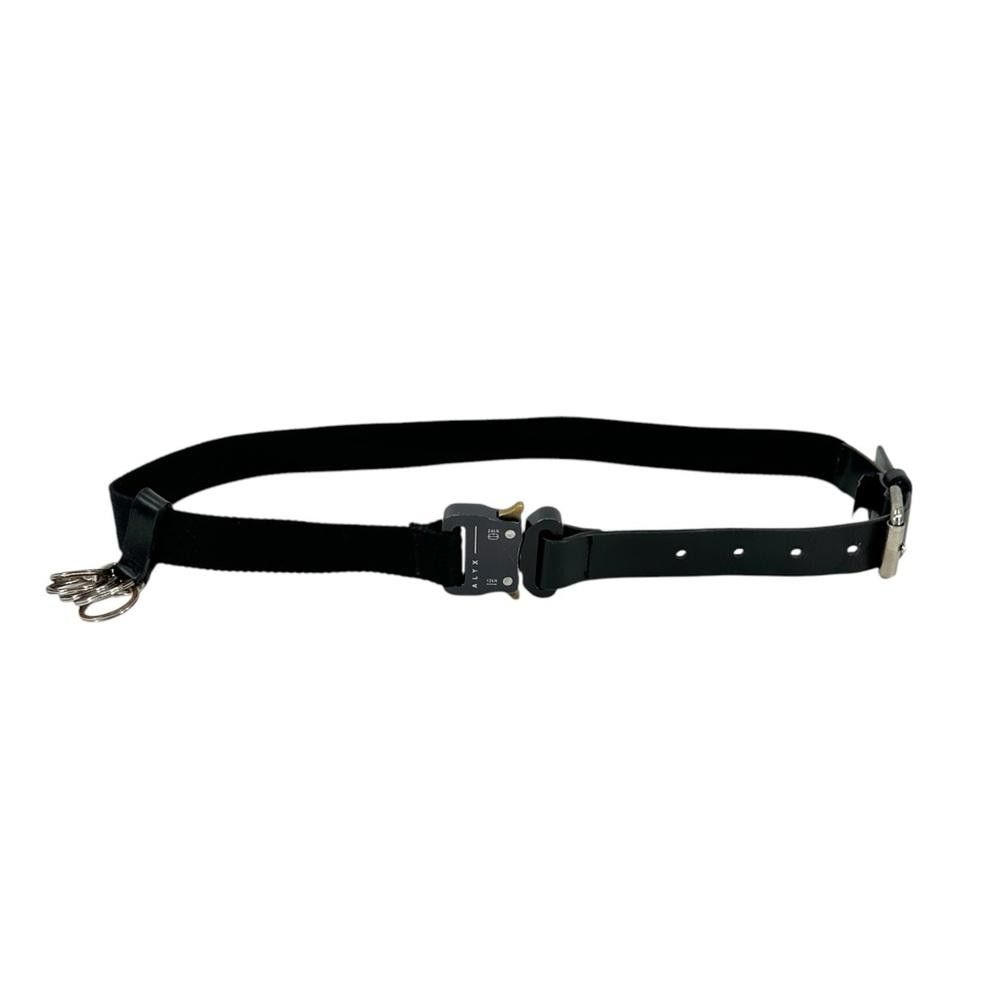 1017 ALYX 9SM Black Rollercoaster Belt with Leather & Keychains Detail Size ONE SIZE - 1 Thumbnail