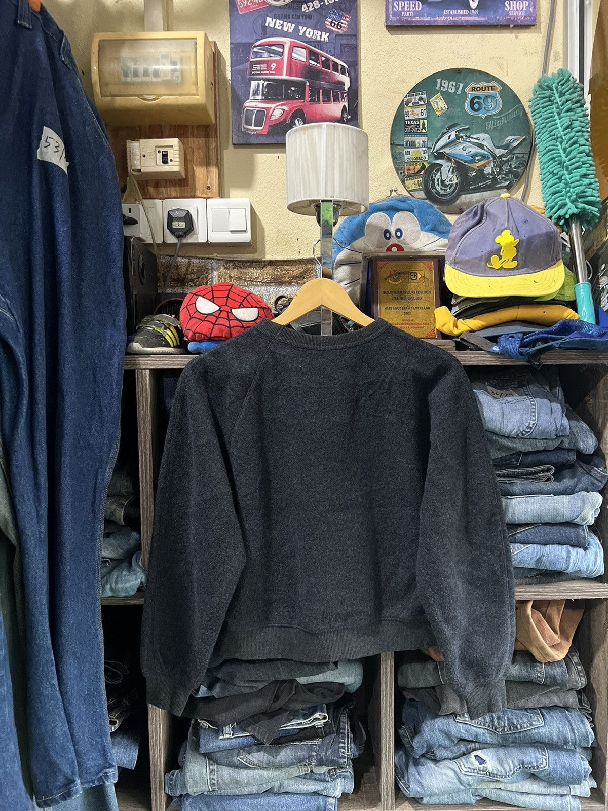 Lemaire × Uniqlo 🔥Uniqlo U Lemaire Mohair Cropped Crewneck Sweatshirt Size US S / EU 44-46 / 1 - 3 Thumbnail