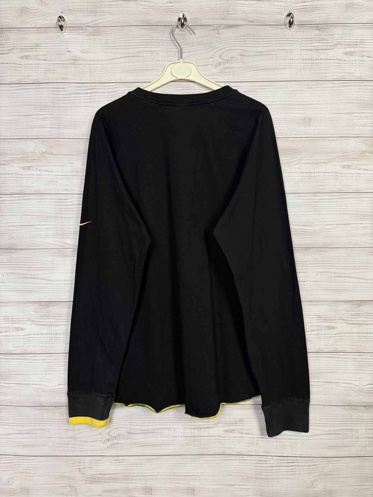 Nike Vintage Y2K Nike Swoosh Big Logo long Sleeve Japan Size US XL / EU 56 / 4 - 2 Thumbnail