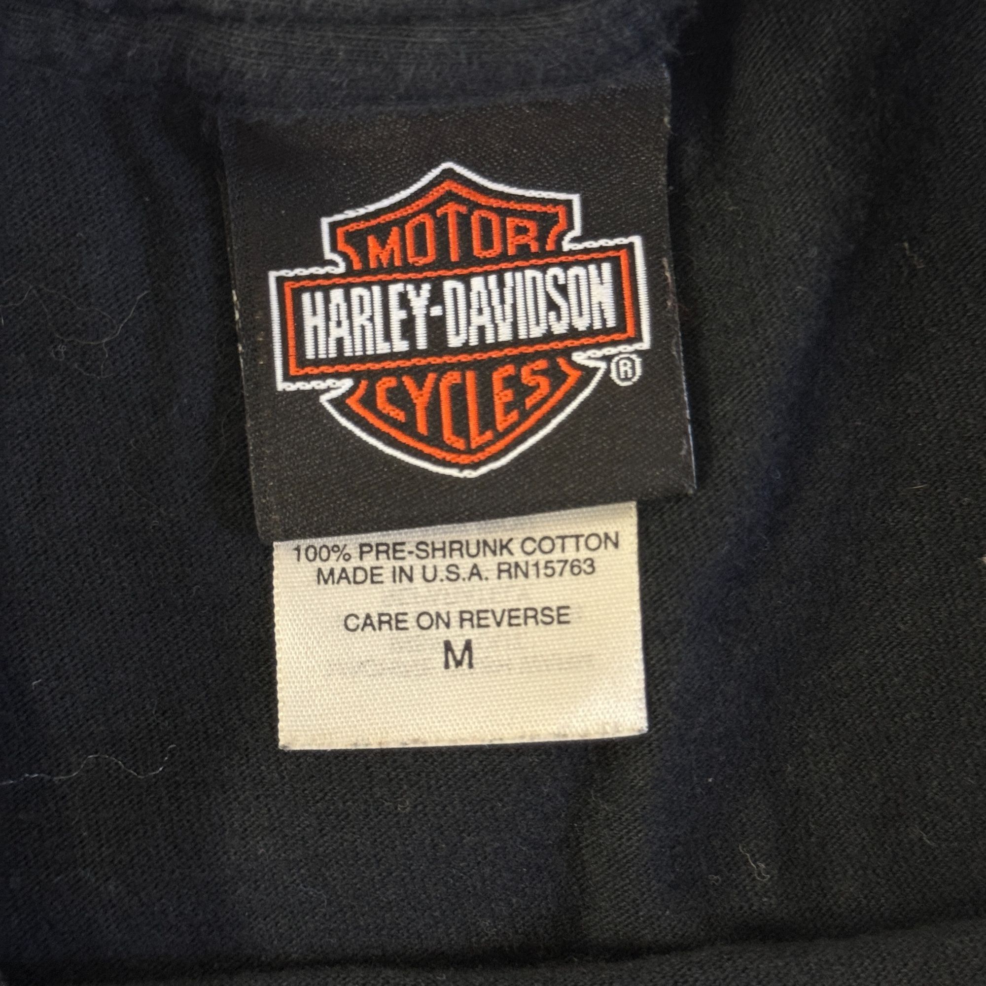 Harley Davidson Y2K Harley Davidson MACON Ga Motorcycle PINUP GIRL T Shirt Size US M / EU 48-50 / 2 - 7 Thumbnail