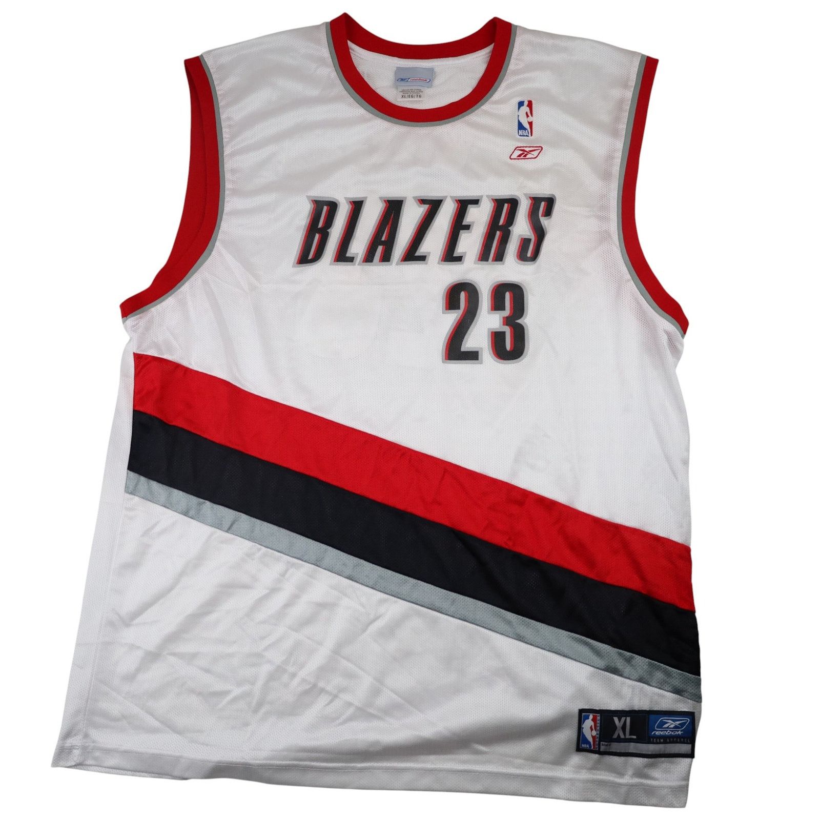 NBA × Reebok × Vintage VTG Reebok Portland Blazers #23 Darius Miles Jersey Size US XL / EU 56 / 4 - 1 Thumbnail