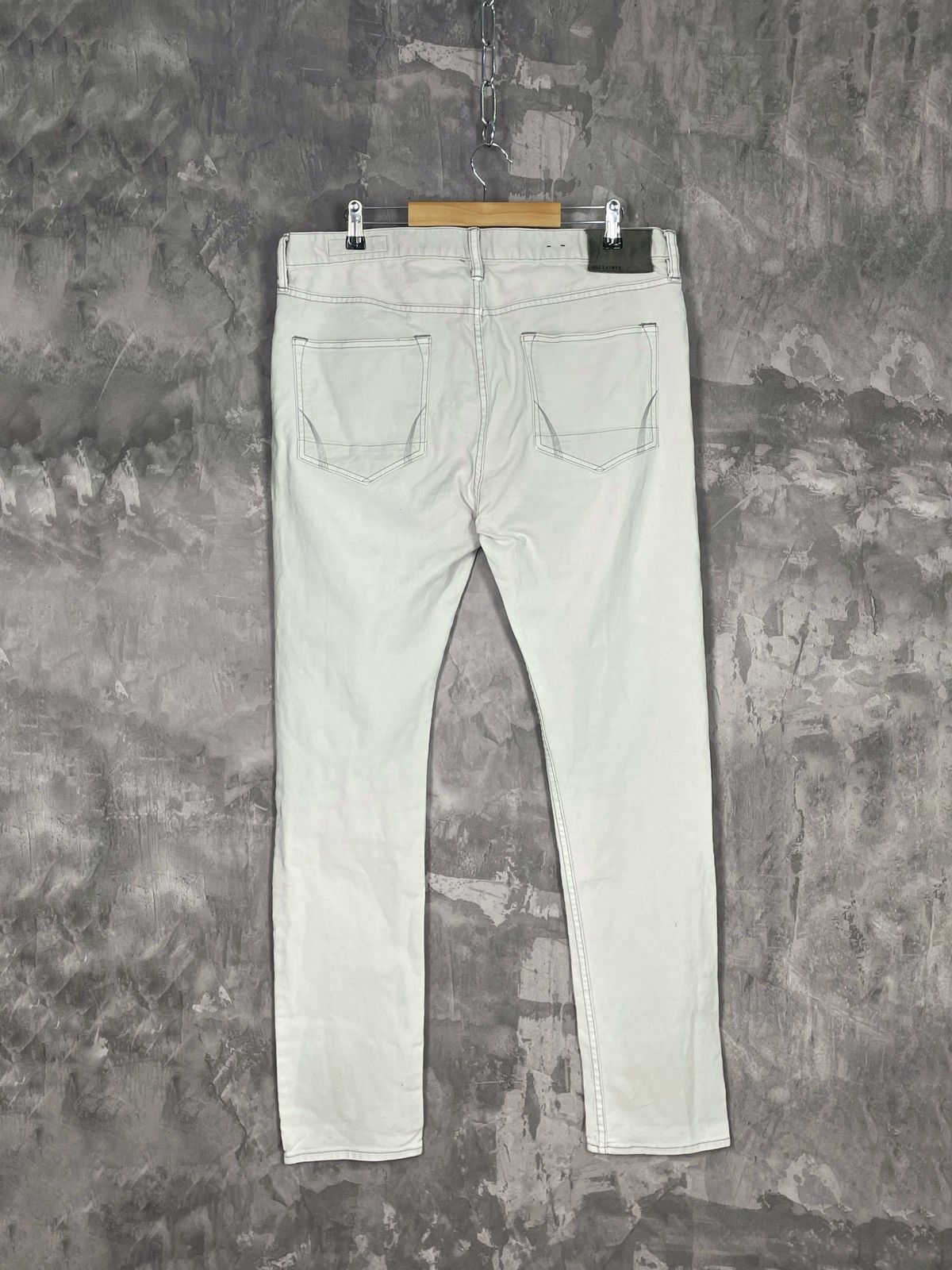 Allsaints All Saints Cigarette Danaged Distressed Knee Denim Pants Size US 36 / EU 52 - 2 Thumbnail