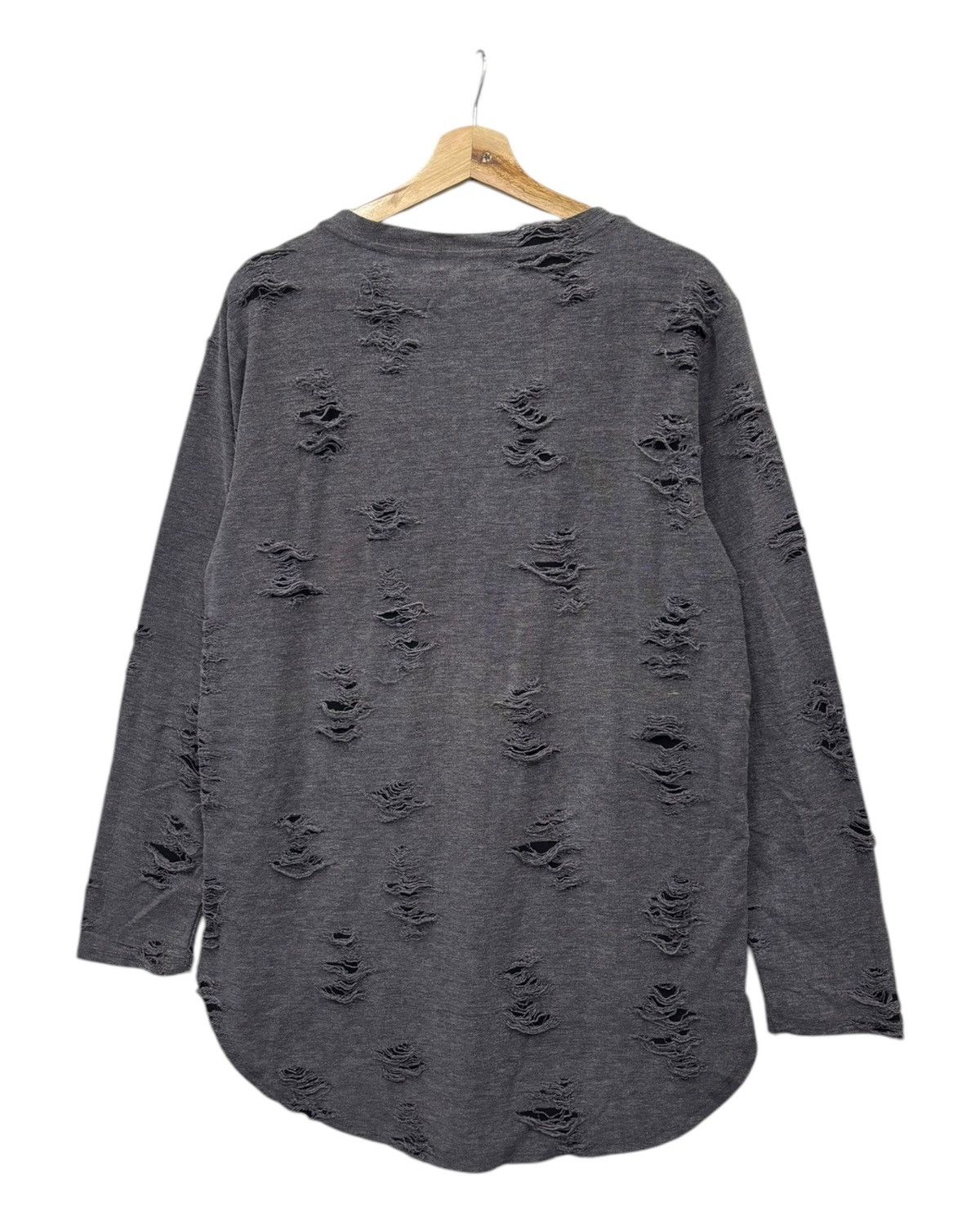 Comme des Garcons 🔥COMME DES GARCONS DISTRESSED LONGSLEEVE SHIRT Size US M / EU 48-50 / 2 - 6 Thumbnail