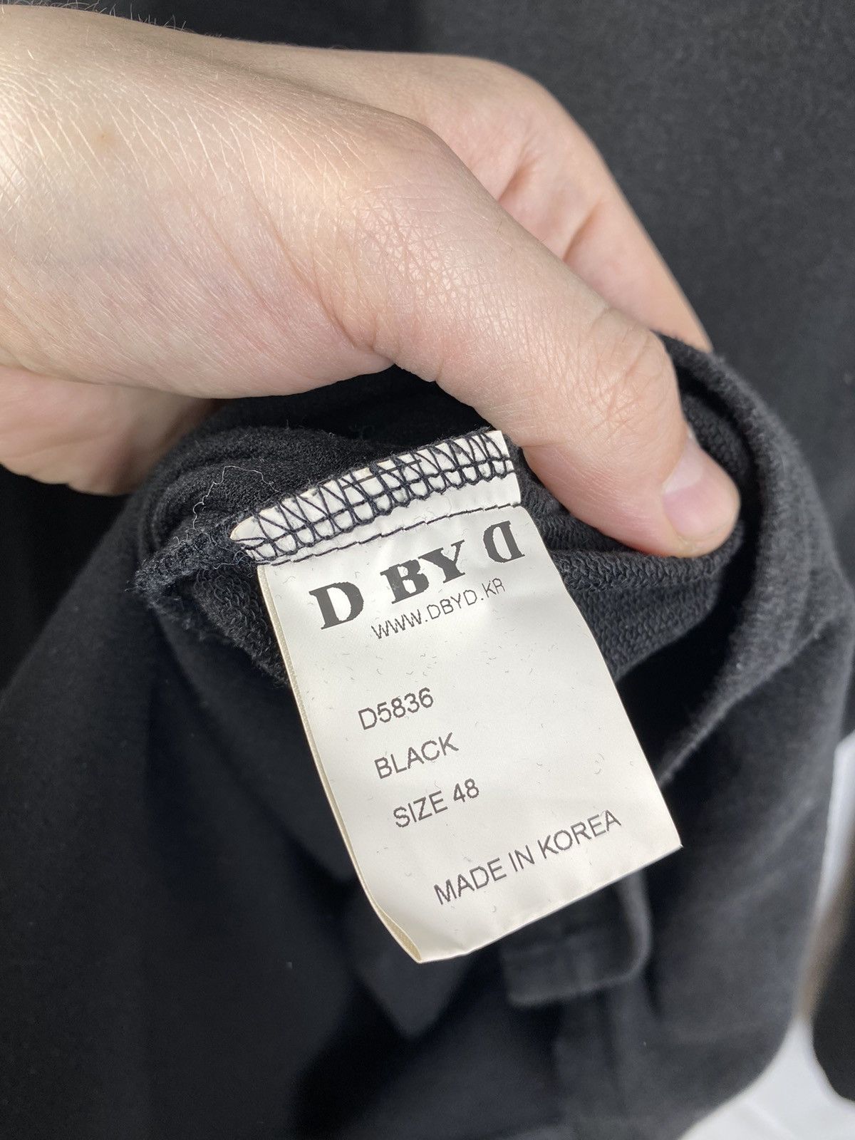 D.Gnak By Kang.D DBYD made in Korea Longsleeve size 48 Size US S / EU 44-46 / 1 - 7 Thumbnail