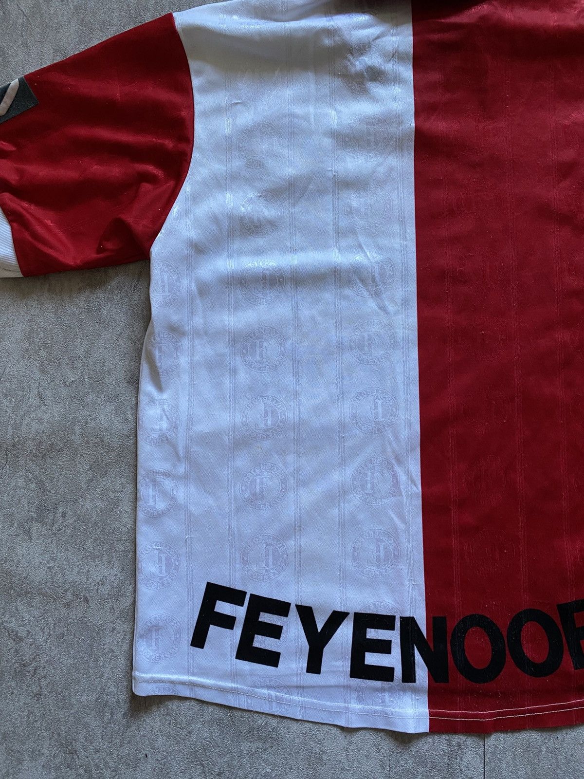 Adidas 1997/98 Feyenoord Rotterdam Home Adidas Jersey Made in UK Size US S / EU 44-46 / 1 - 10 Thumbnail