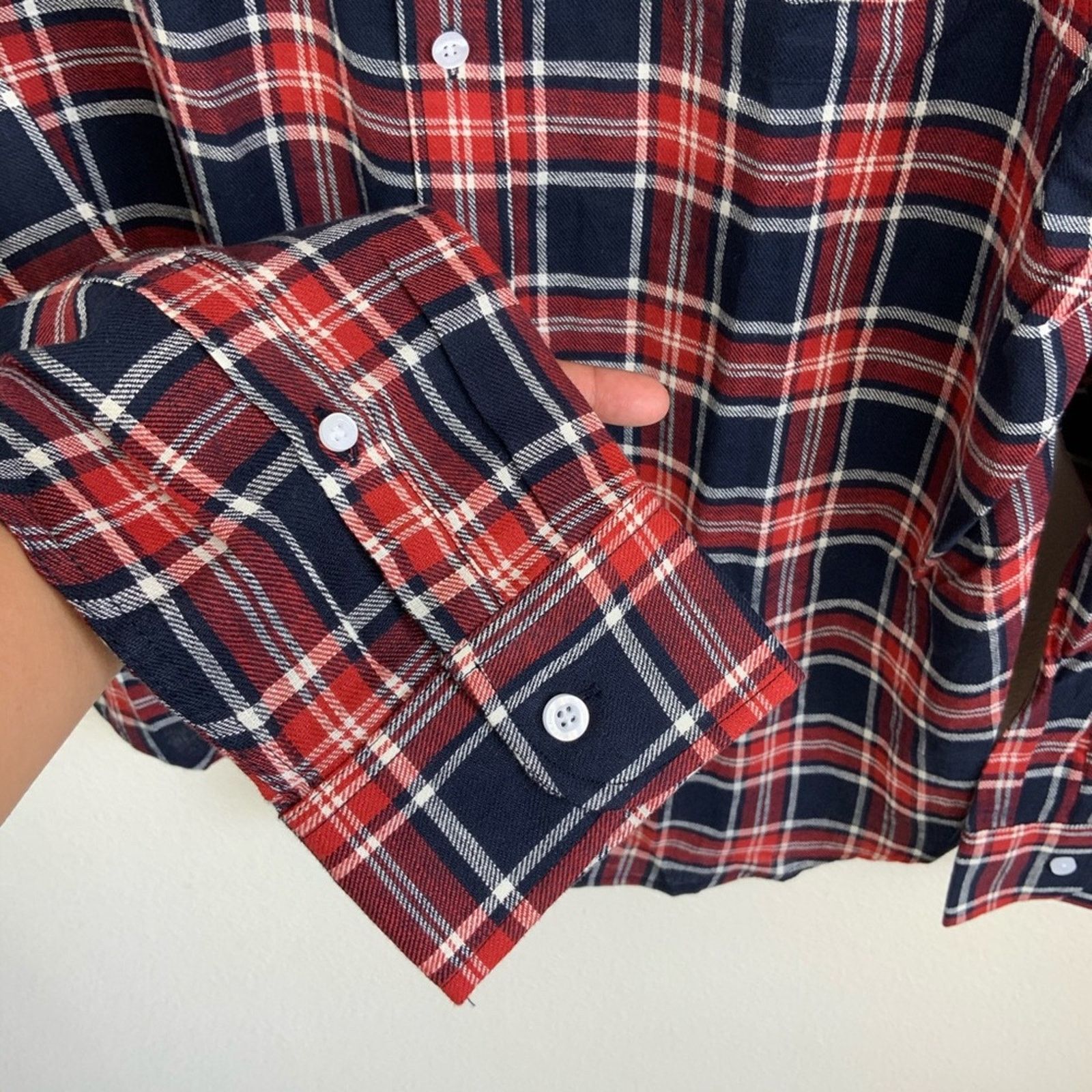 Five Four Five Four Kingsdale Red Plaid Button Shirt Red Multi Size XL Size US XL / EU 56 / 4 - 5 Thumbnail