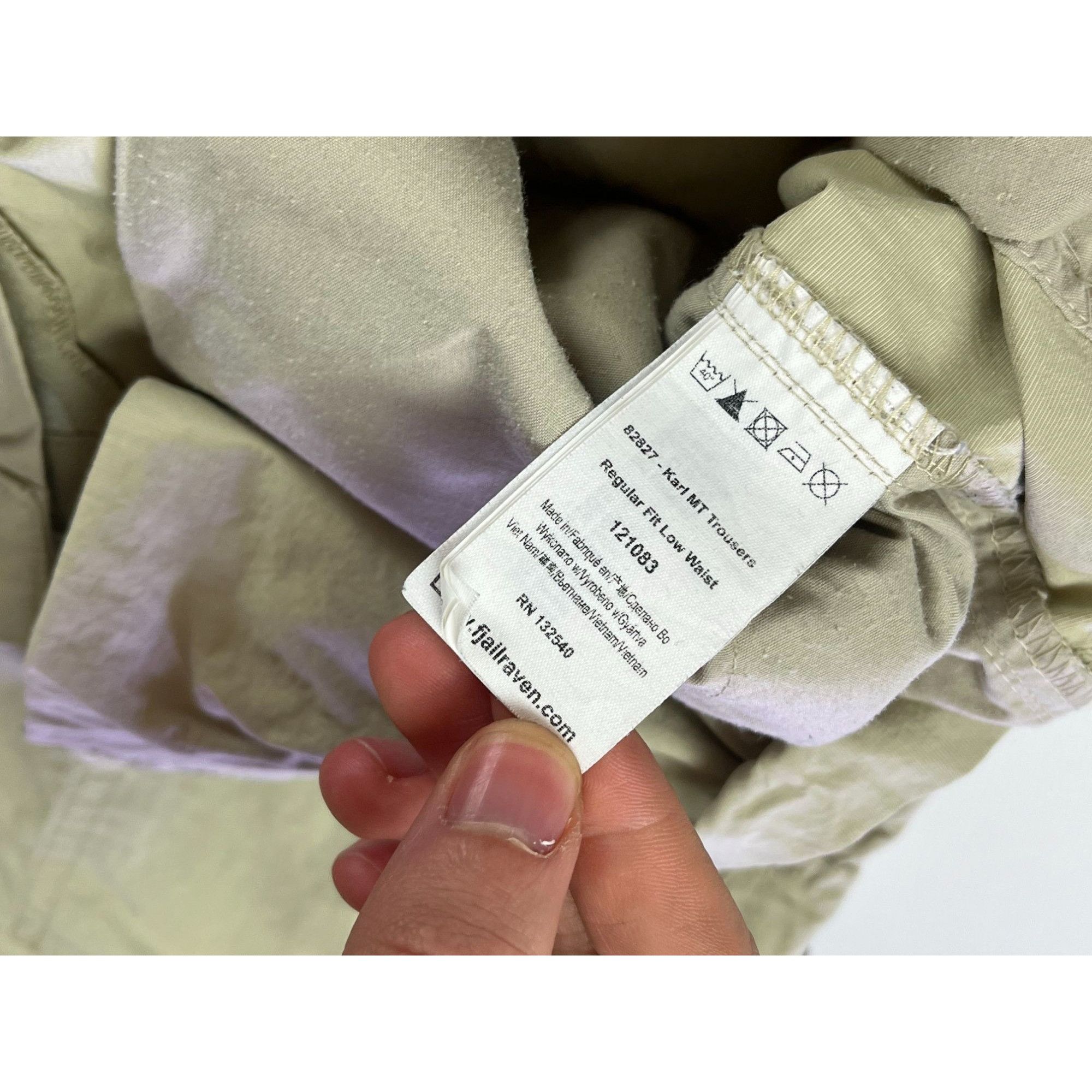 Fjallraven × Vintage Fjallraven Mens Lightweight Outdoor Trousers Size 48 Size US 34 / EU 50 - 6 Thumbnail