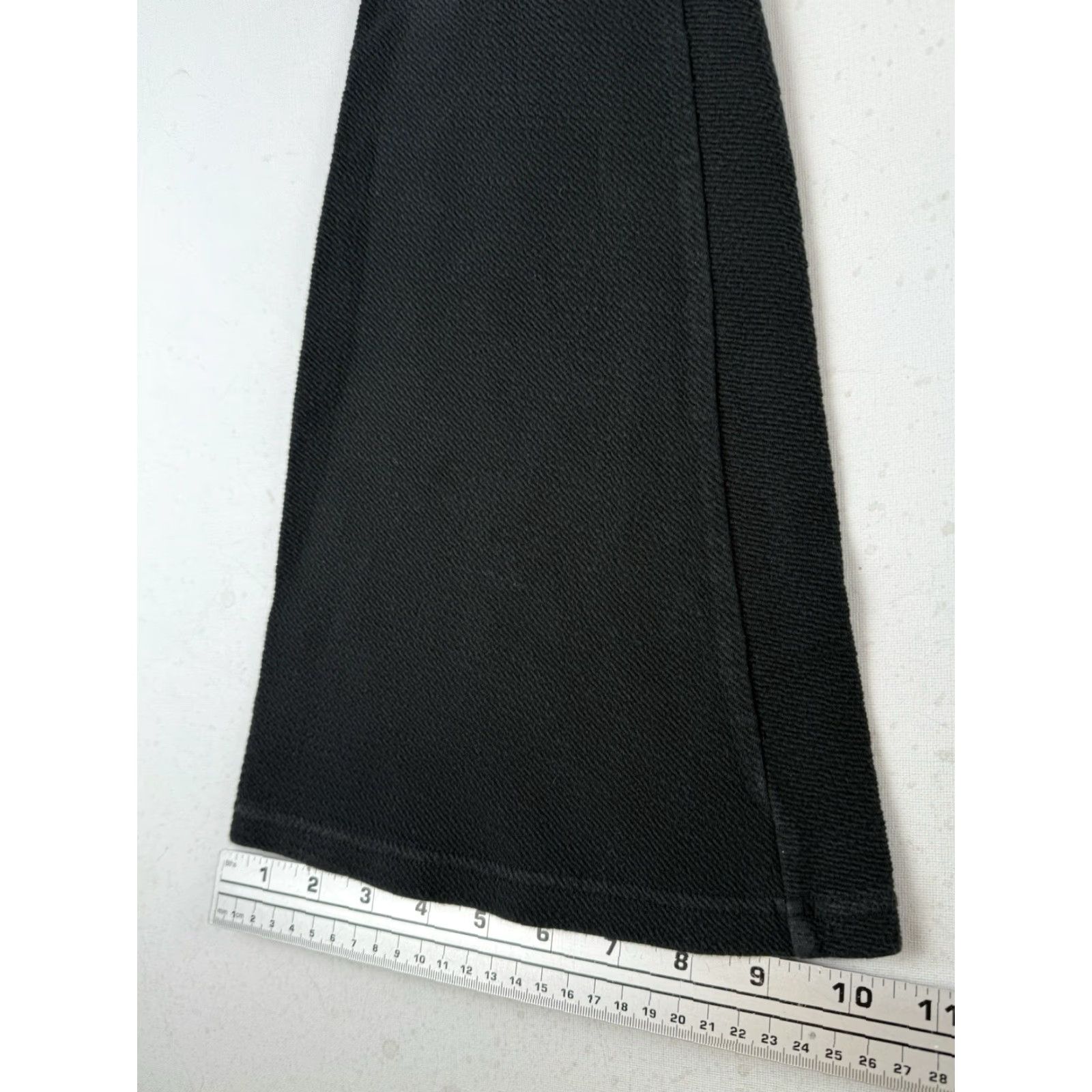 Vintage VINTAGE OFFLINE by Aerie Leggings Flared Sweatpants Womens S Black Knit Cotton Spandex Elastic Waist Ribbed Stretch Yoga Size 28" / US 6 / IT 42 - 5 Thumbnail