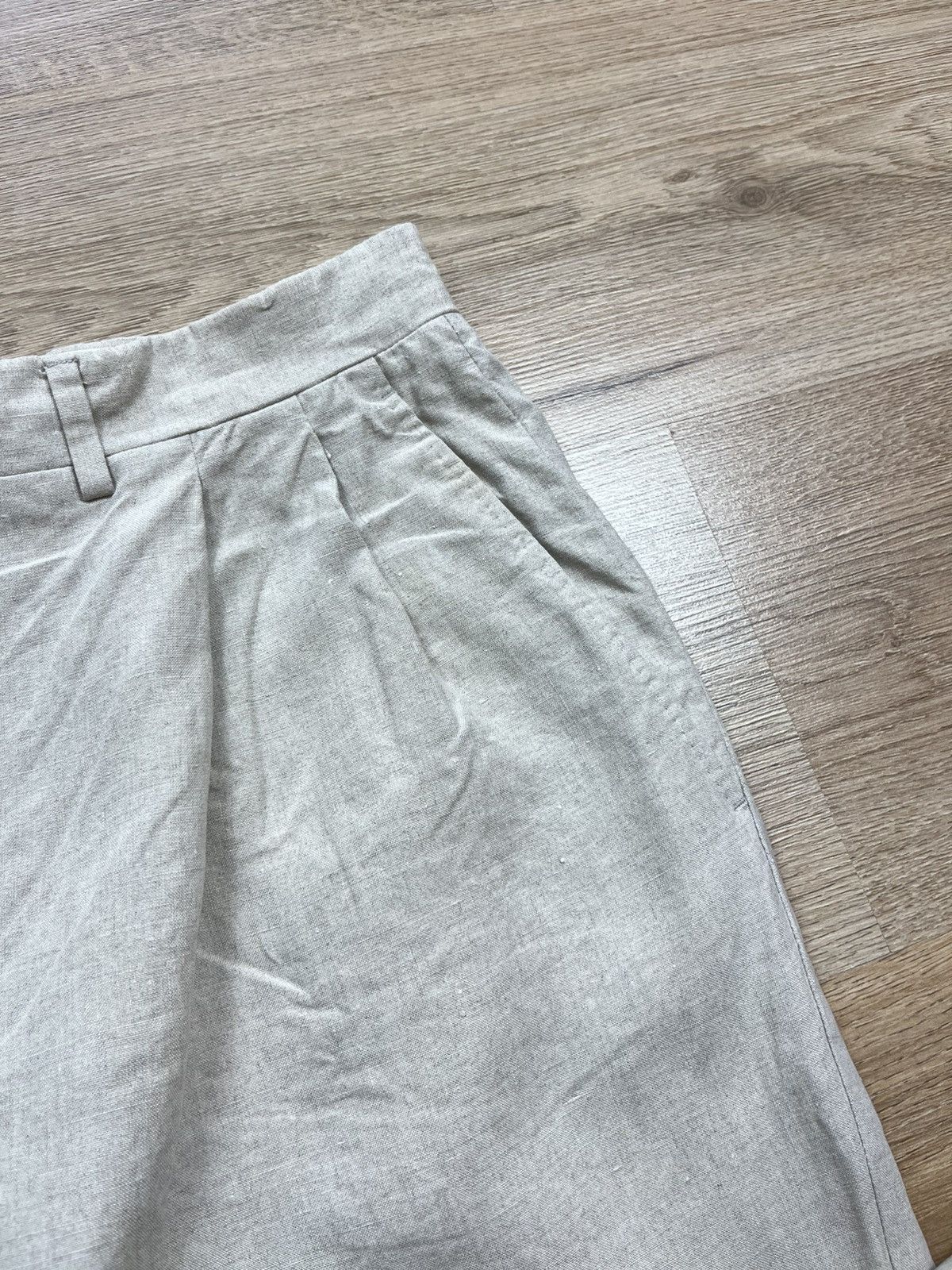 Celine Vintage CELINE HOMME 100% Linen Trousers Pants Beige Italy Size US 30 / EU 46 - 10 Thumbnail