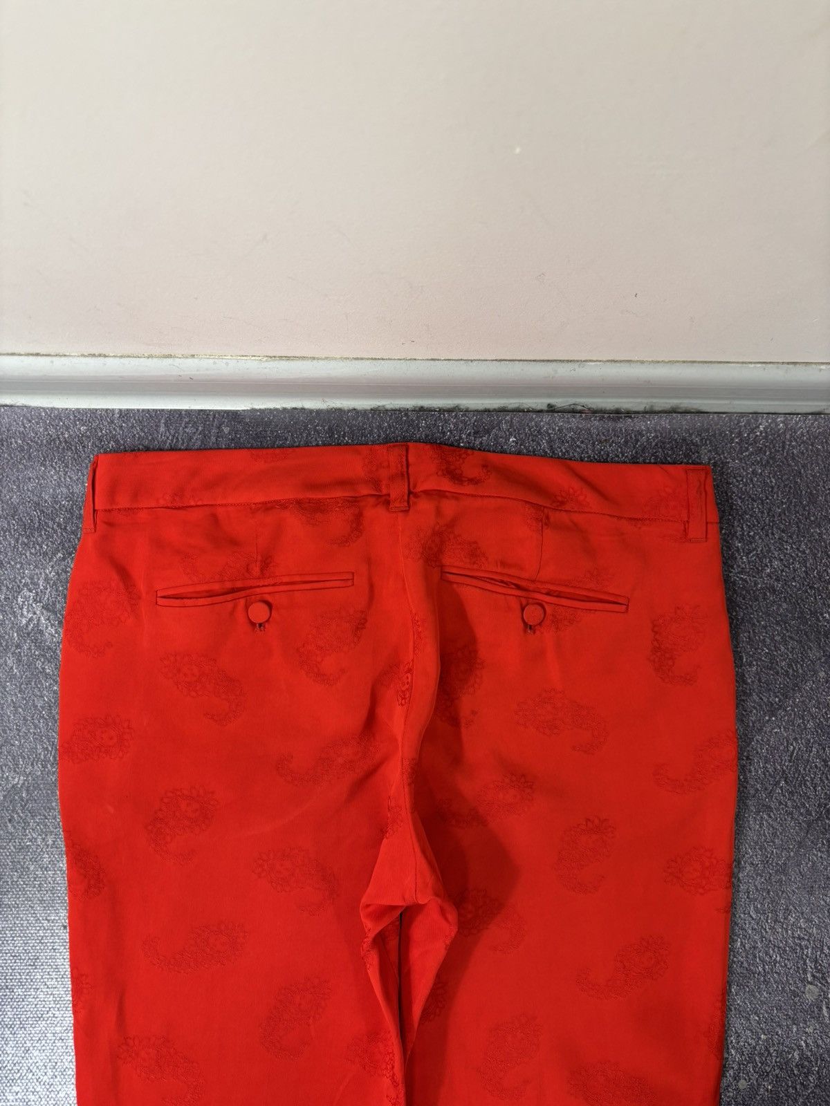 Zadig & Voltaire Zadig & Voltaire Prune Jac Paisley Jacquard Viscose Pants Size 28" / US 6 / IT 42 - 15 Thumbnail