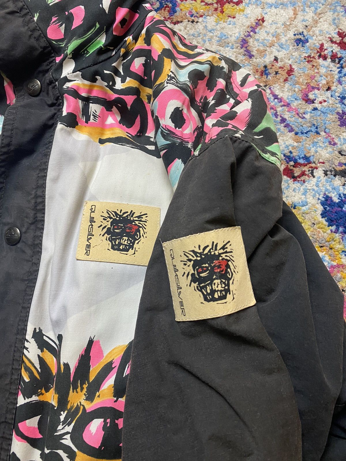Quiksilver × Vintage VINTAGE QUIKSILVER CLASSIC FACE TRIBE SKI JUMPSUIT Size US 30 / EU 46 - 7 Thumbnail