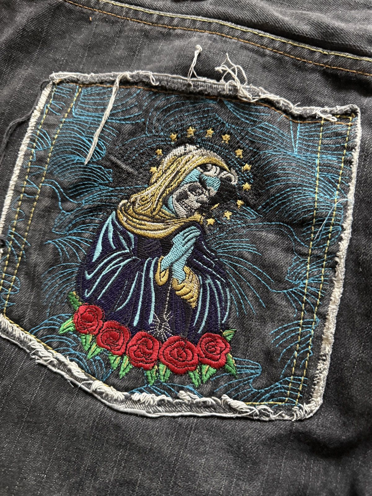 RMC Jeans Vintage Y2K RMC Embroidered Baggy Denim Jeans Size US 42 / EU 58 - 4 Thumbnail