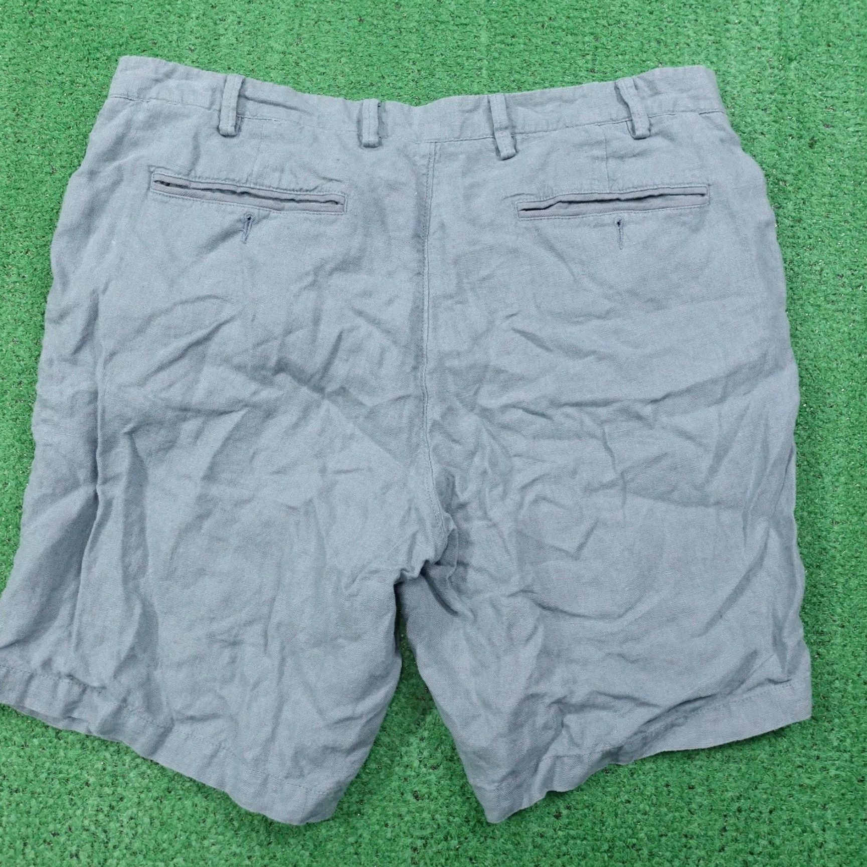 Orvis Orvis Mens Shorts 38 Linen Chino Casual Lightweight Flat Front 9in Inseam Multicolor Pocketed Summer Mens Size US 38 / EU 54 - 3 Thumbnail
