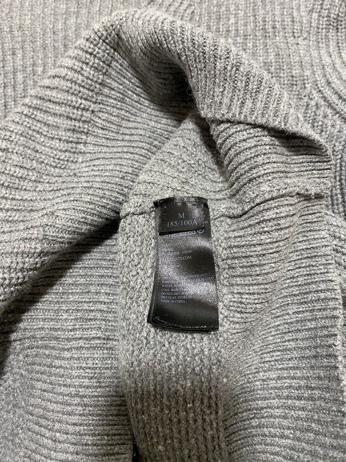 Allsaints Rare Allsaints Mens Distressed Knit Nylon/Wool Sweatshirt Size US M / EU 48-50 / 2 - 8 Thumbnail