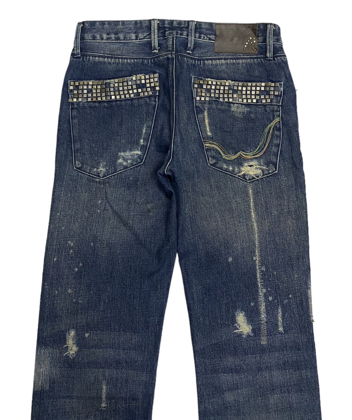 Hysteric Glamour × Undercover GRAIL🔥ARCHIVE REPLAY DISTRESSED DENIM UNDERCOVER STYLE Size US 32 / EU 48 - 4 Thumbnail