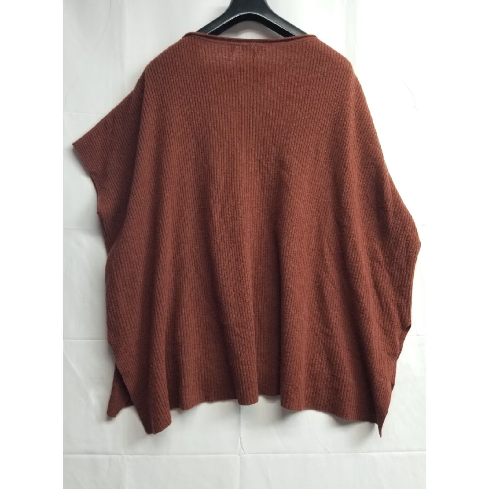 Vince Vince Sweater Shirt Women M Brown Wool Cashmere Oversized Crew Neck Short Sleeve Pullover Size Medium Size M / US 6-8 / IT 42-44 - 2 Thumbnail