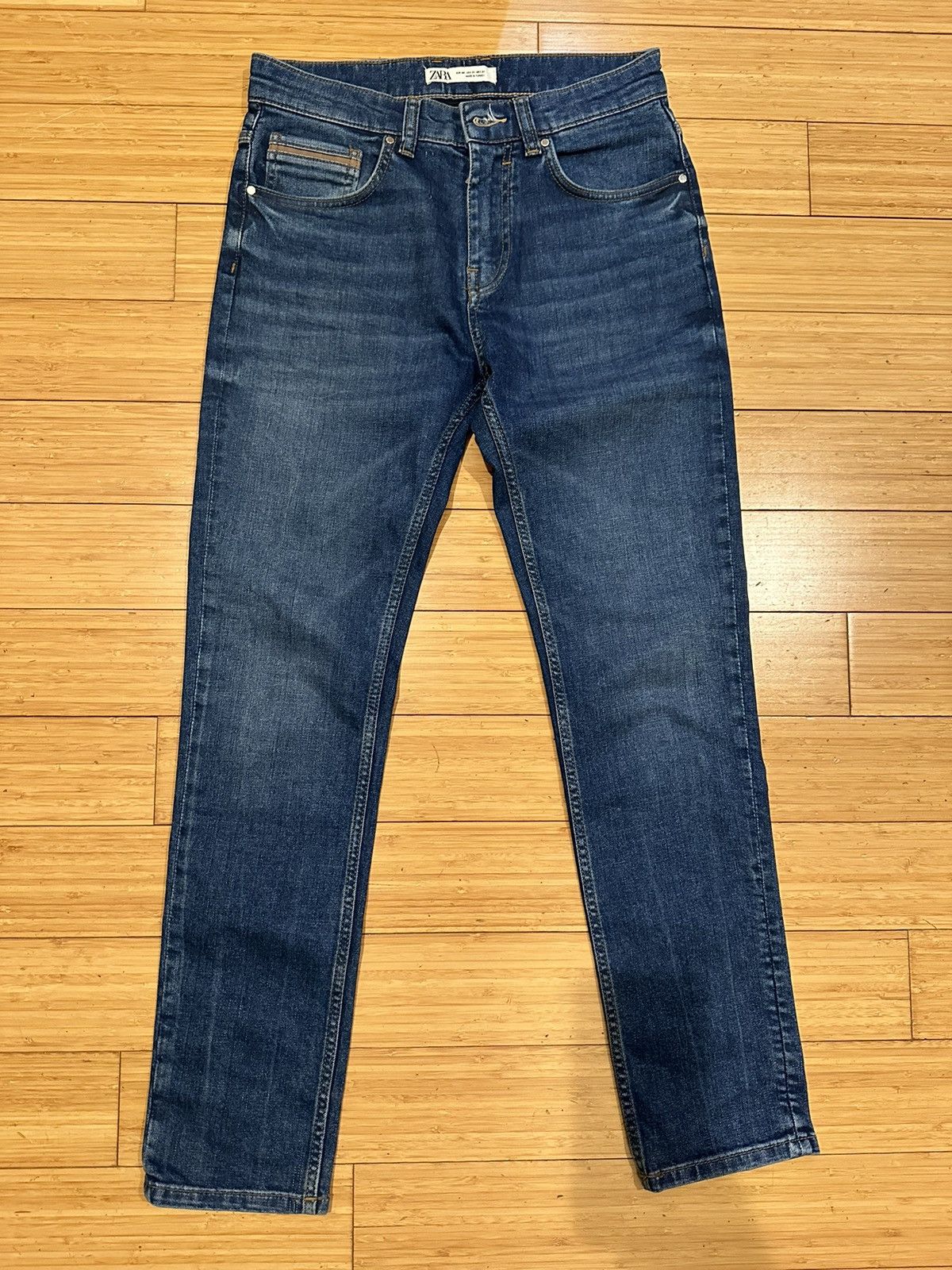 Zara Zara Men’s Slim Jeans Blue Size 31 Size US 31 - 12 Thumbnail