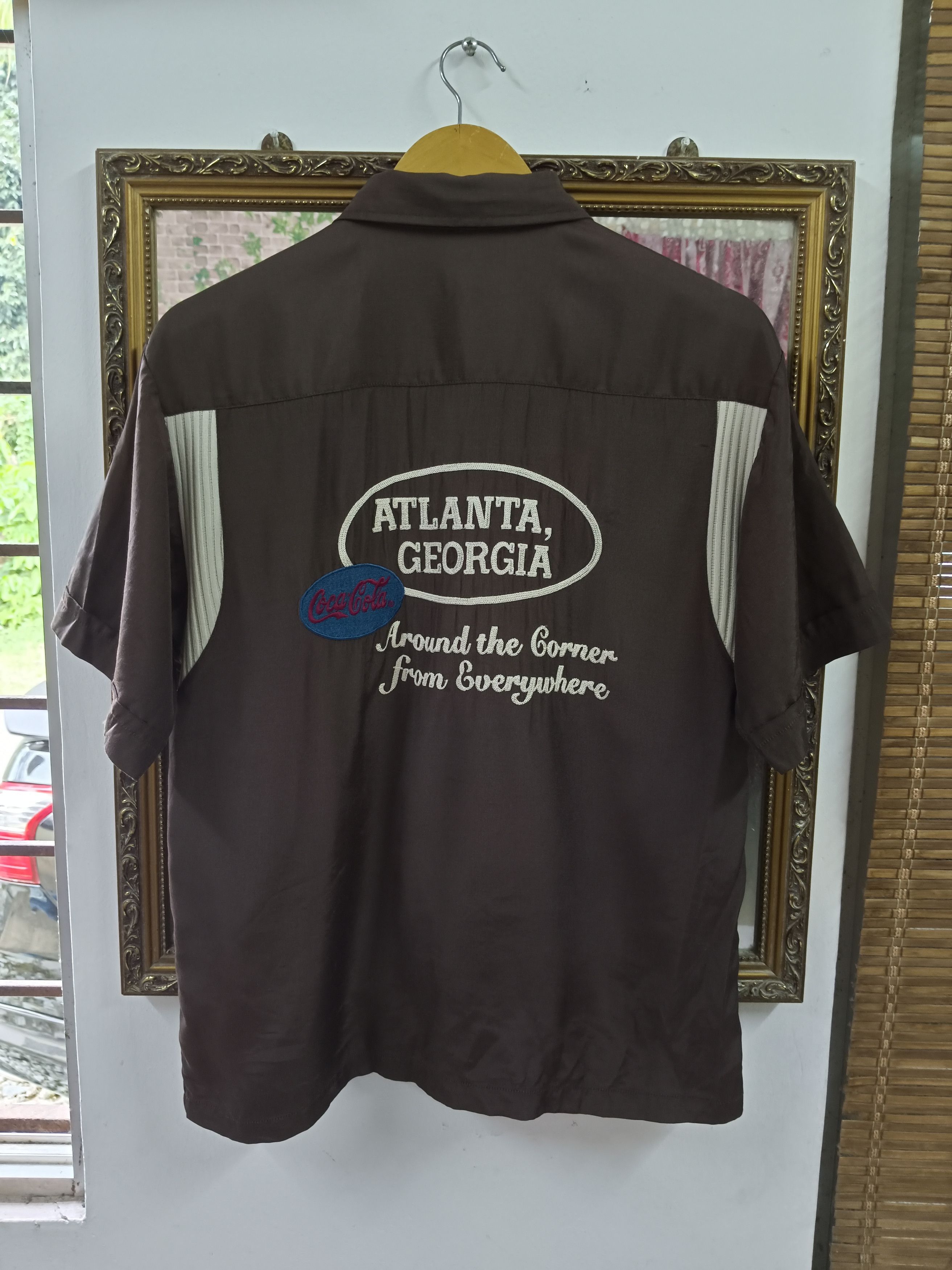 Coca Cola VINTAGE 90s BOWLING SHIRT COCA COLA Size US L / EU 52-54 / 3 - 1 Thumbnail