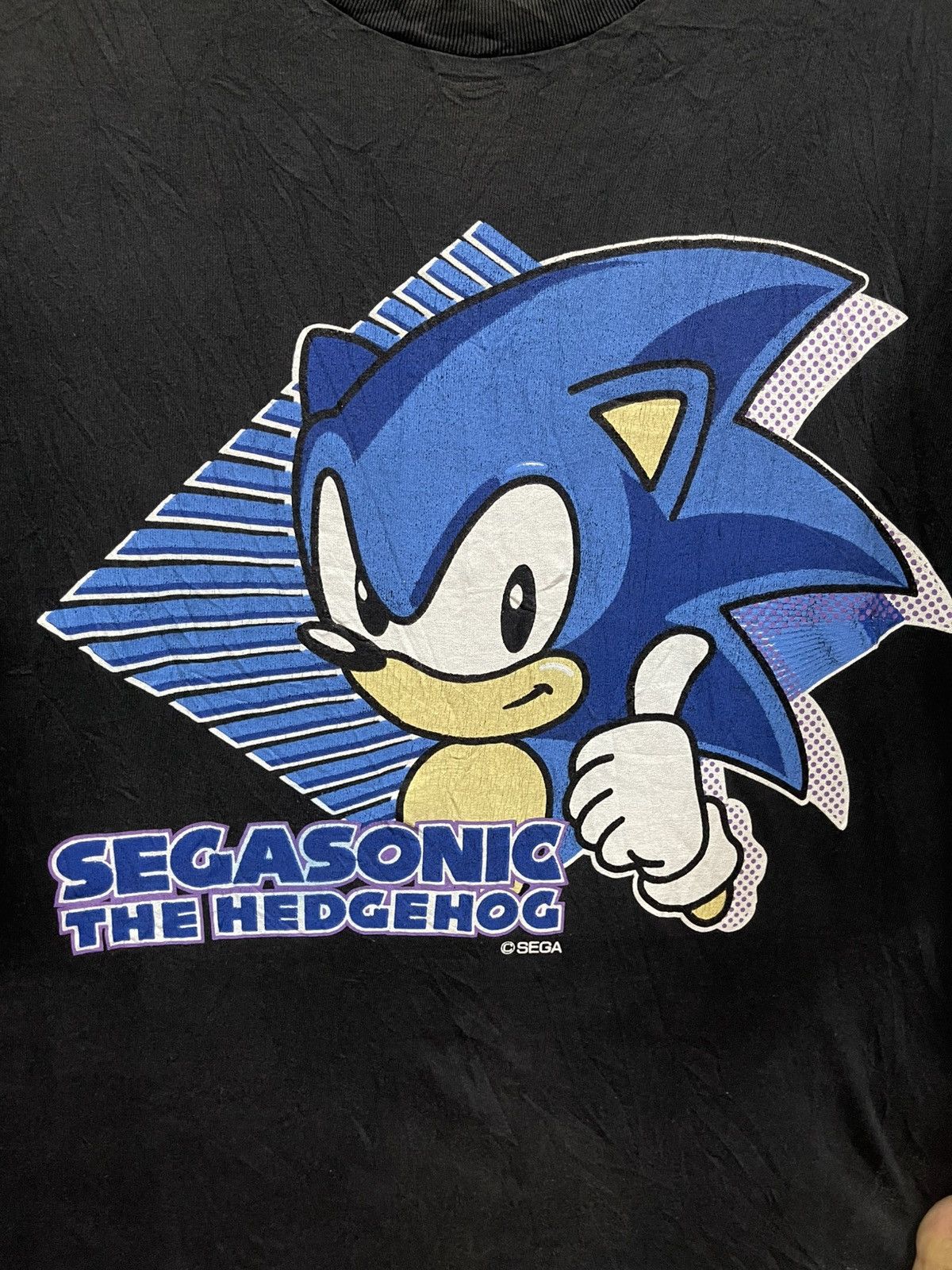 Vintage Vintage 90's SegaSonic The Hedgehog Very Rare🔥🔥🔥 Size US L / EU 52-54 / 3 - 2 Thumbnail