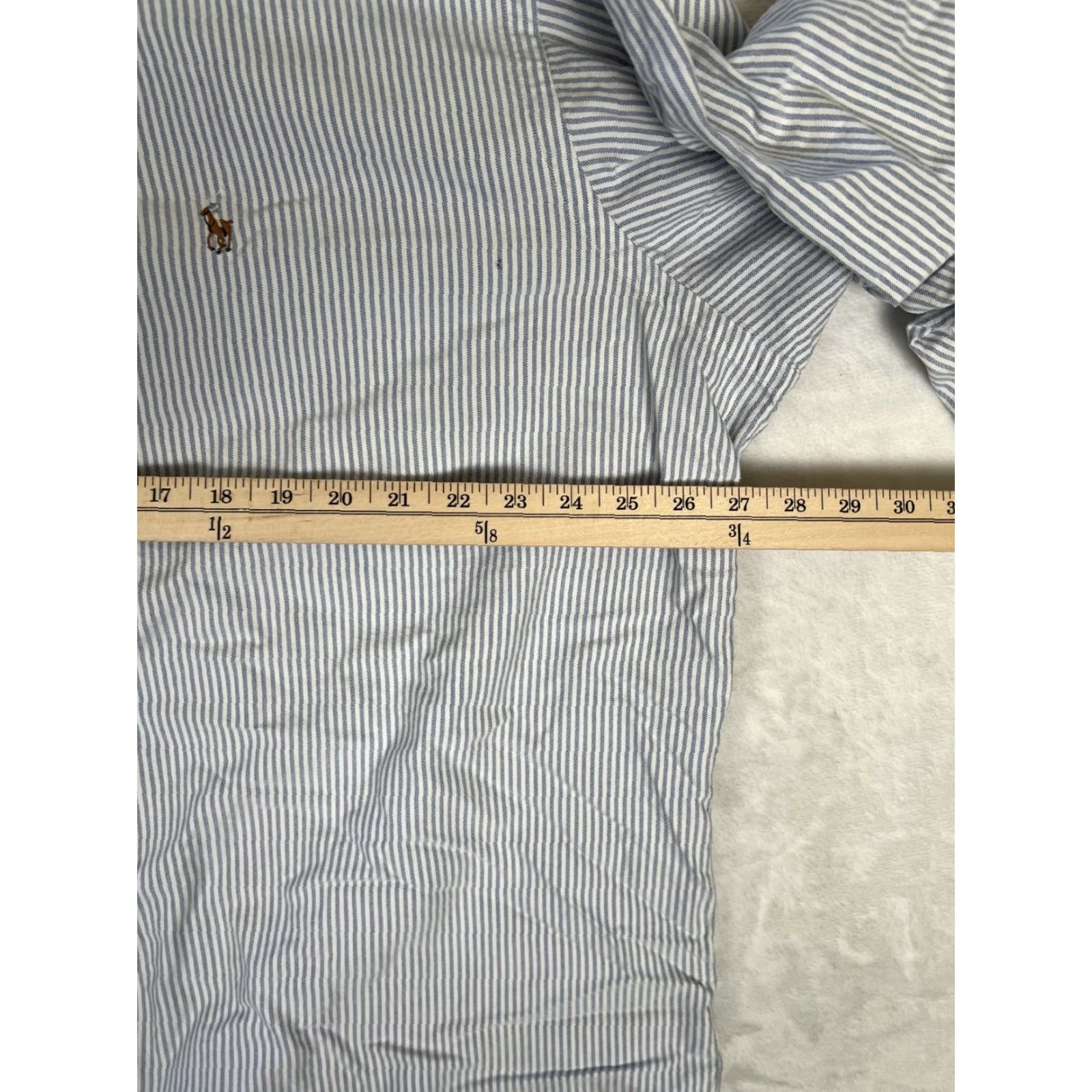 Ralph Lauren Ralph Lauren Oxford Shirt Mens XL Blue Striped Button-Down Long Sleeve Size US XL / EU 56 / 4 - 7 Thumbnail