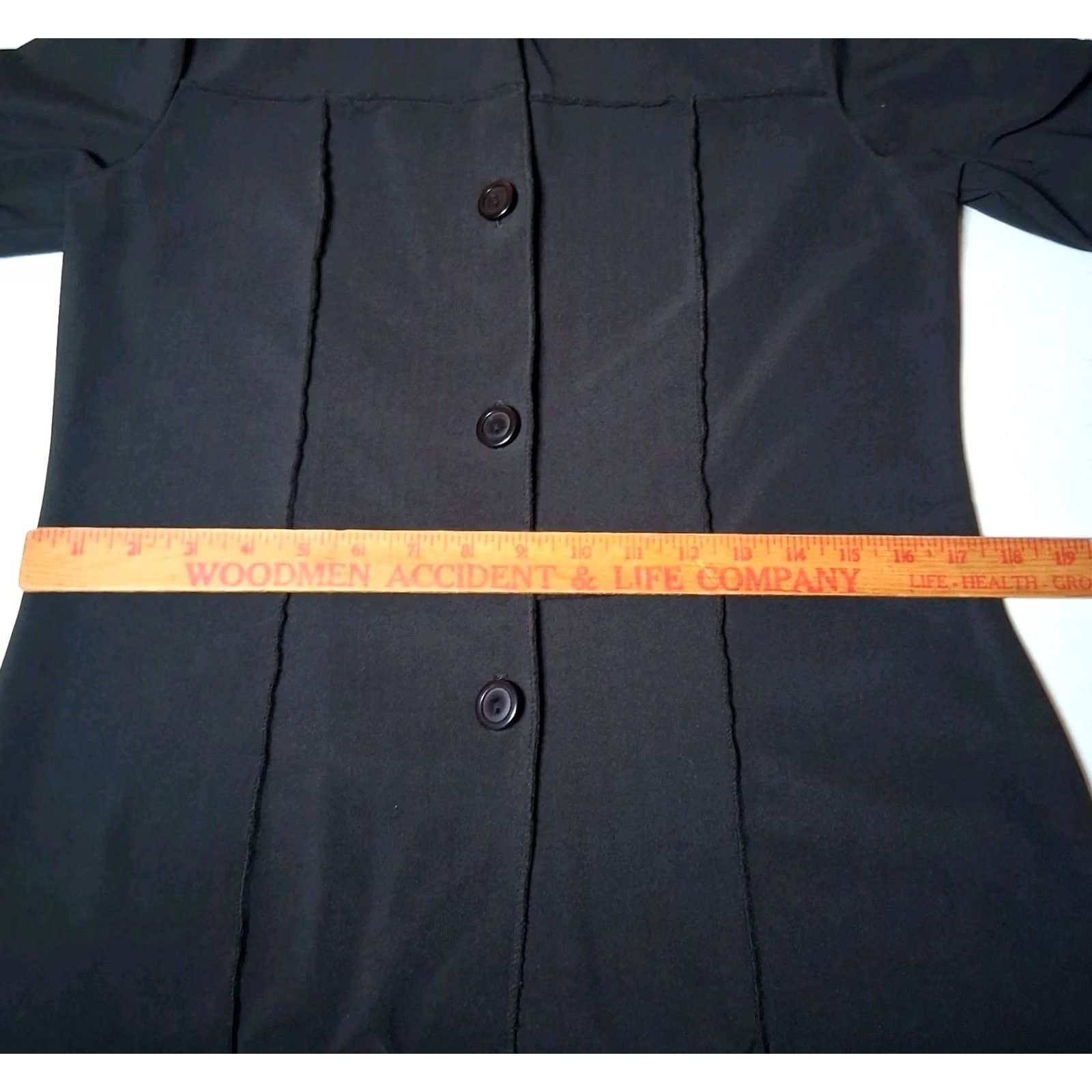 Vintage Vintage Y2K Fashion Bug Jacket Women Black Mid Length Whimsigoth Grunge Size M / US 6-8 / IT 42-44 - 3 Thumbnail