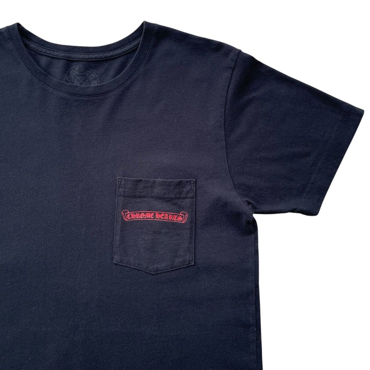 Chrome Hearts Chrome Hearts Red Scroll Label Pocket Tee Size US M / EU 48-50 / 2 - 3 Thumbnail
