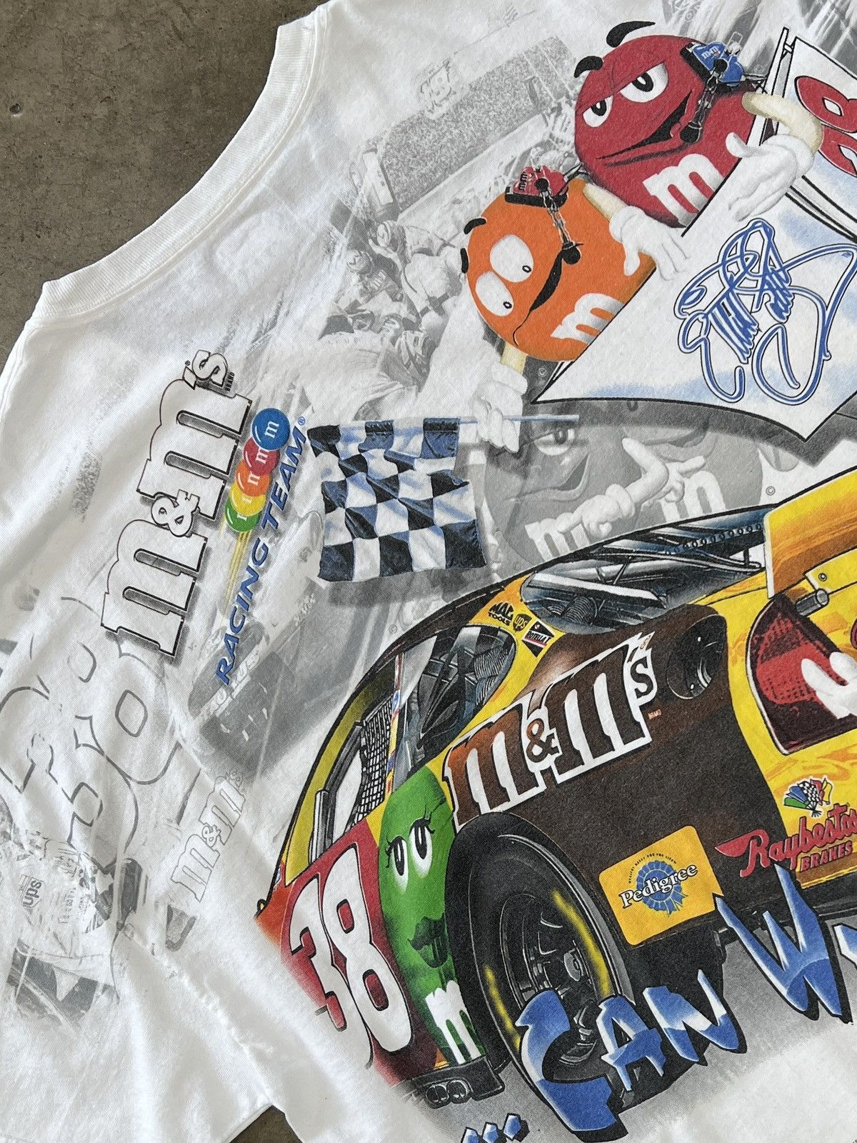 NASCAR Vintage 2004 M&Ms AOP Elliott Sadler Robert Yates Tee XL Size US XL / EU 56 / 4 - 4 Thumbnail