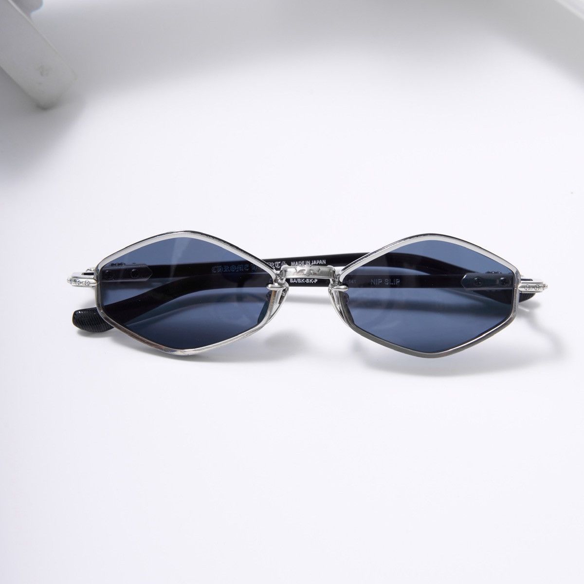 Chrome Hearts CHROME HEARTS NIP SLIP BRUSHED ALLOY/BLACK-BLACK-PLASTIC SUNGLASSES Size ONE SIZE - 6 Thumbnail