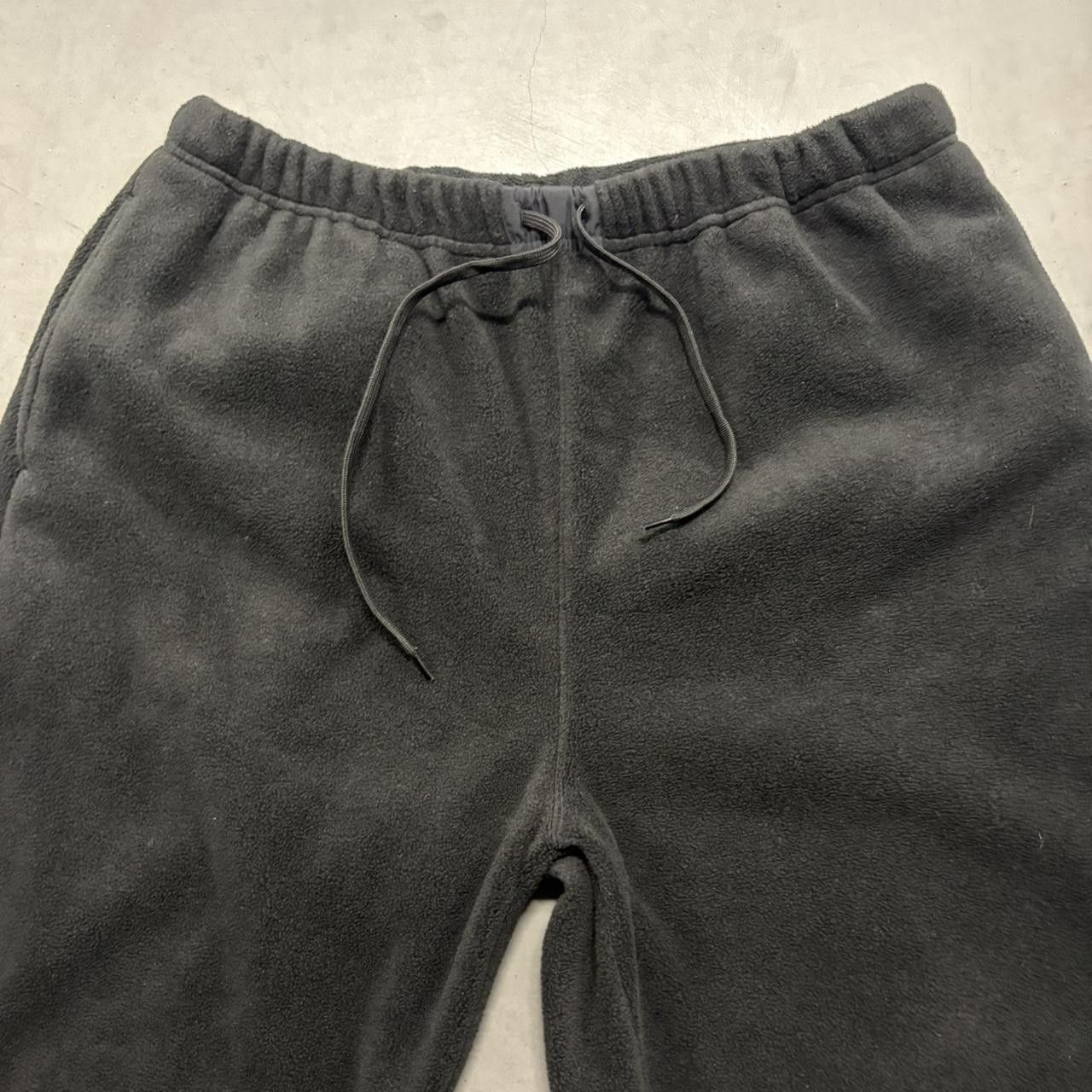 Vintage Crazy Vintage Y2K/2000s Baggy Black Leg Zipper Sweatpants! Size US 36 / EU 52 - 3 Thumbnail