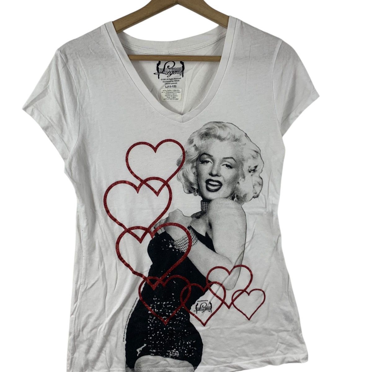 Marilyn Manson MARILYN MONROE HOLLYWOOD Legends Love Tee Shirt Top Size XS / US 0-2 / IT 36-38 - 3 Thumbnail