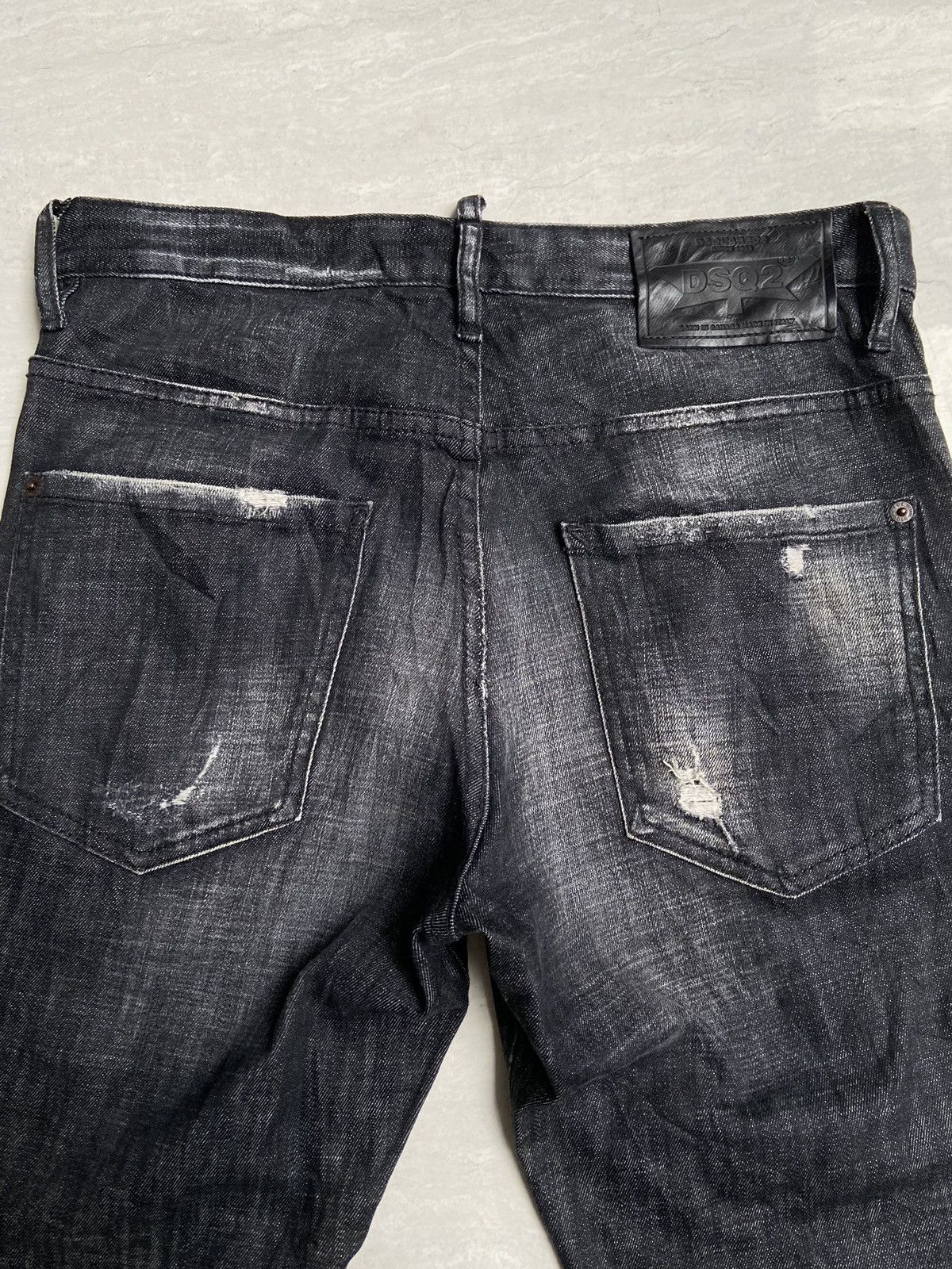 Dsquared2 DSQUARED2 Black Denim Pants Size US 30 / EU 46 - 6 Thumbnail