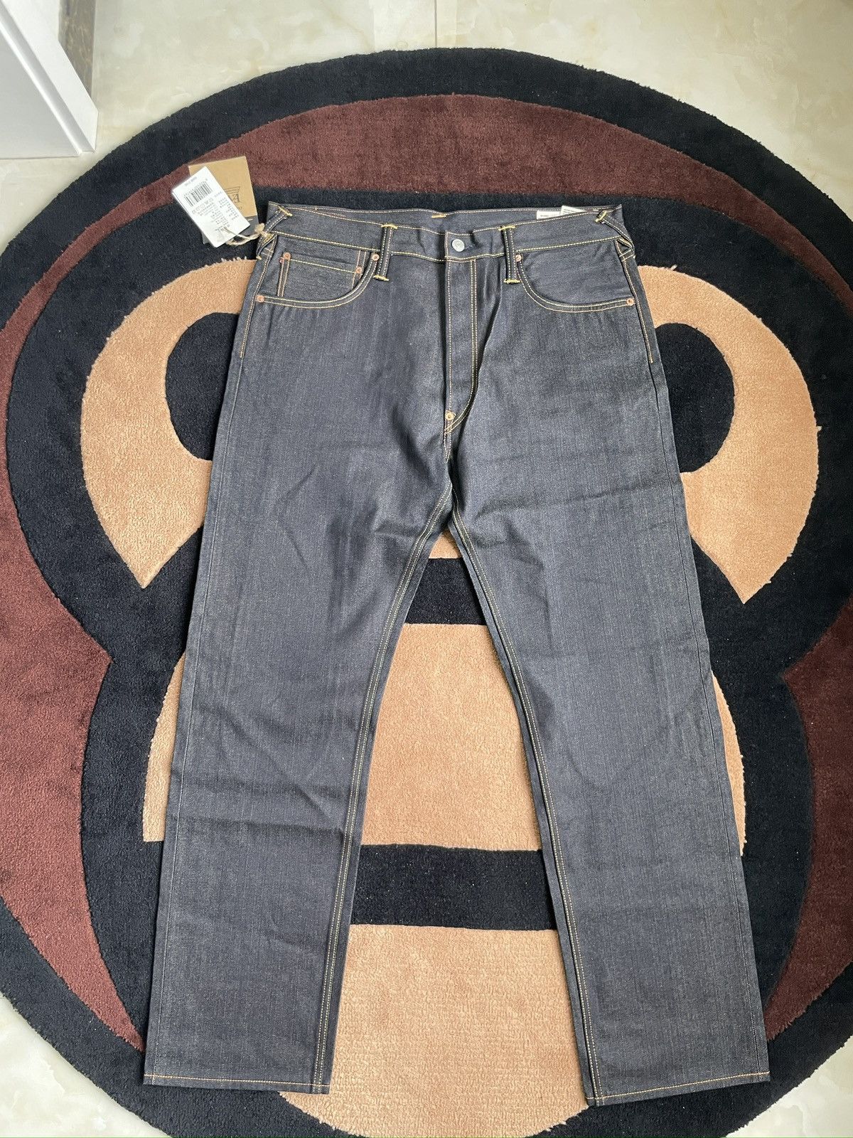 Evisu × Japanese Brand EVISU insect daicock style denim jeans！size：36x34 Size US 36 / EU 52 - 2 Thumbnail
