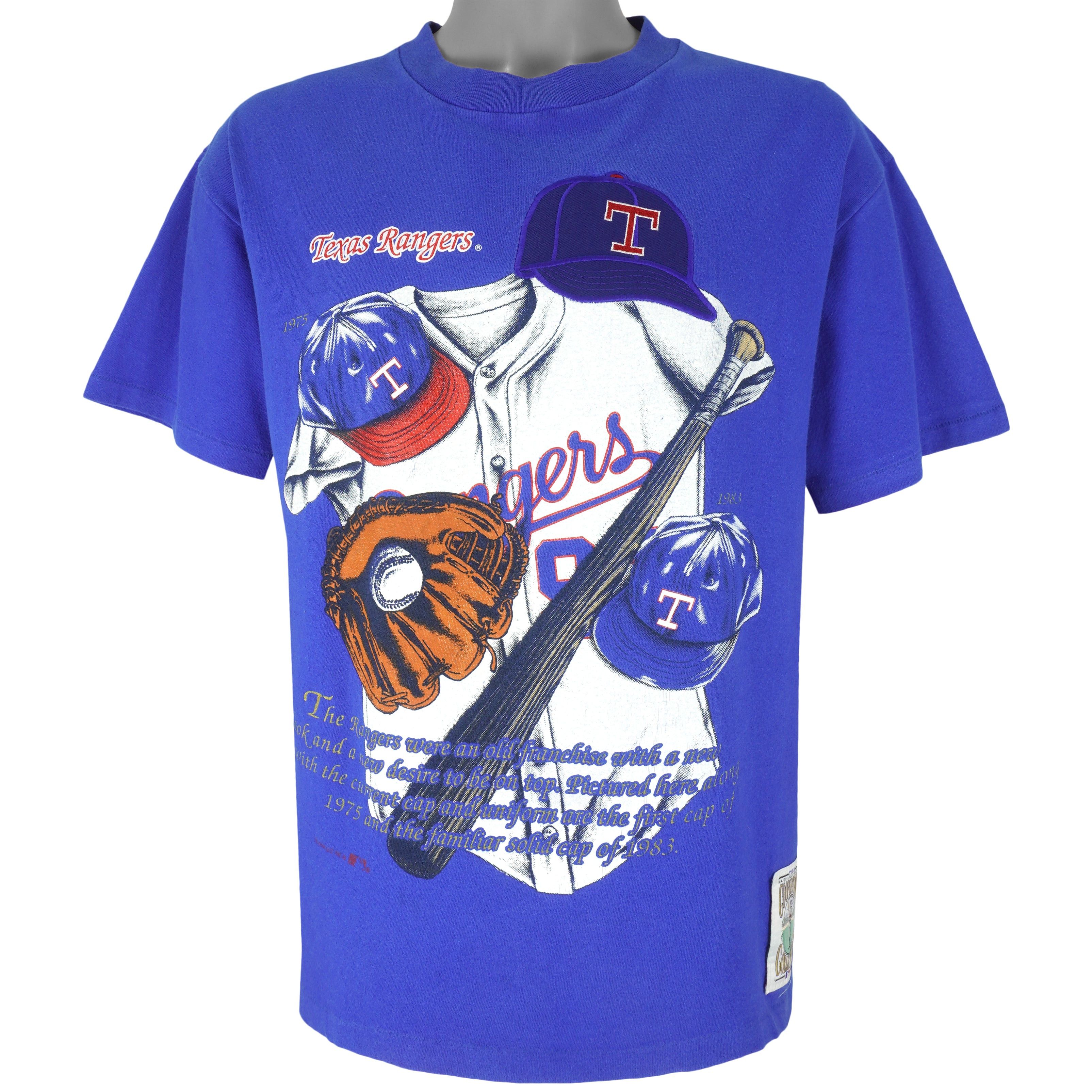 Nutmeg MLB - Texas Rangers Locker Room T-Shirt 1990s Size US M / EU 48-50 / 2 - 1 Thumbnail