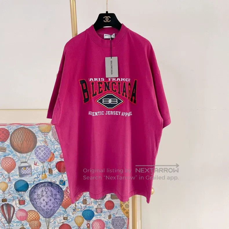 Balenciaga Balenciaga Letter Red T-Shirt Size US M / EU 48-50 / 2 - 1 Thumbnail