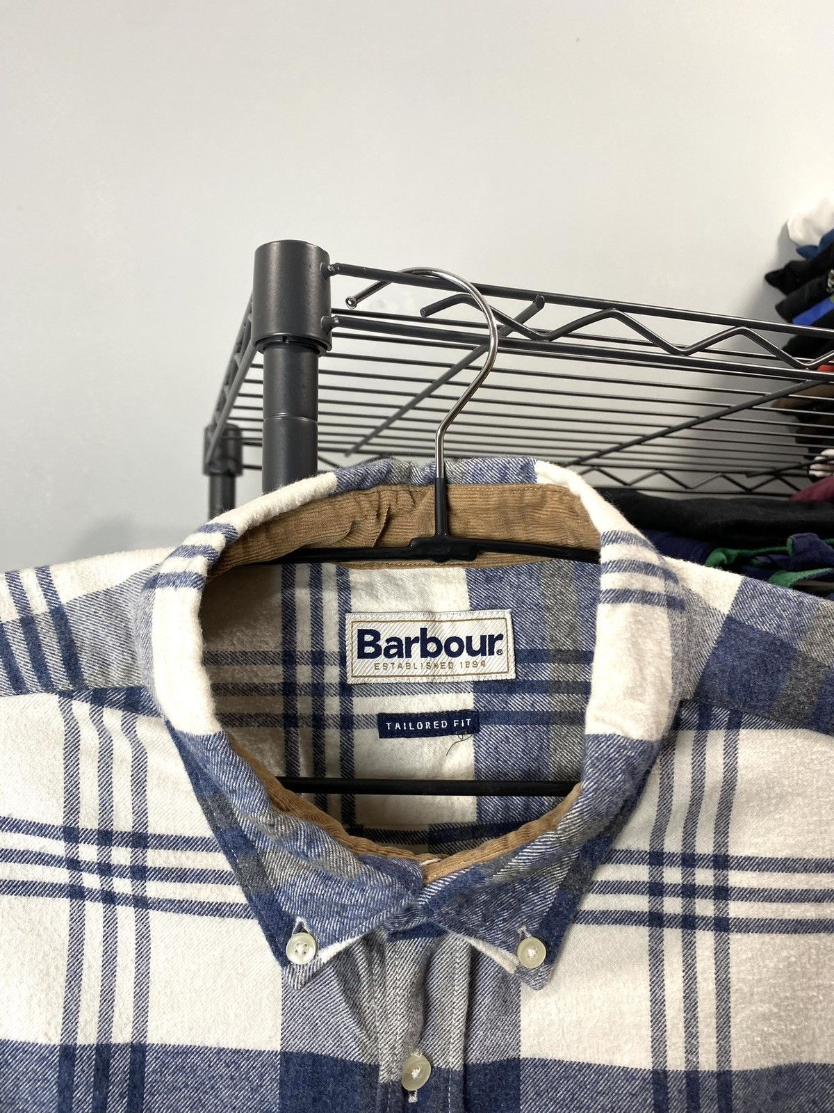 Barbour Vintage Barbour Flannel Shirt Plaid Checkered Size US XL / EU 56 / 4 - 5 Thumbnail