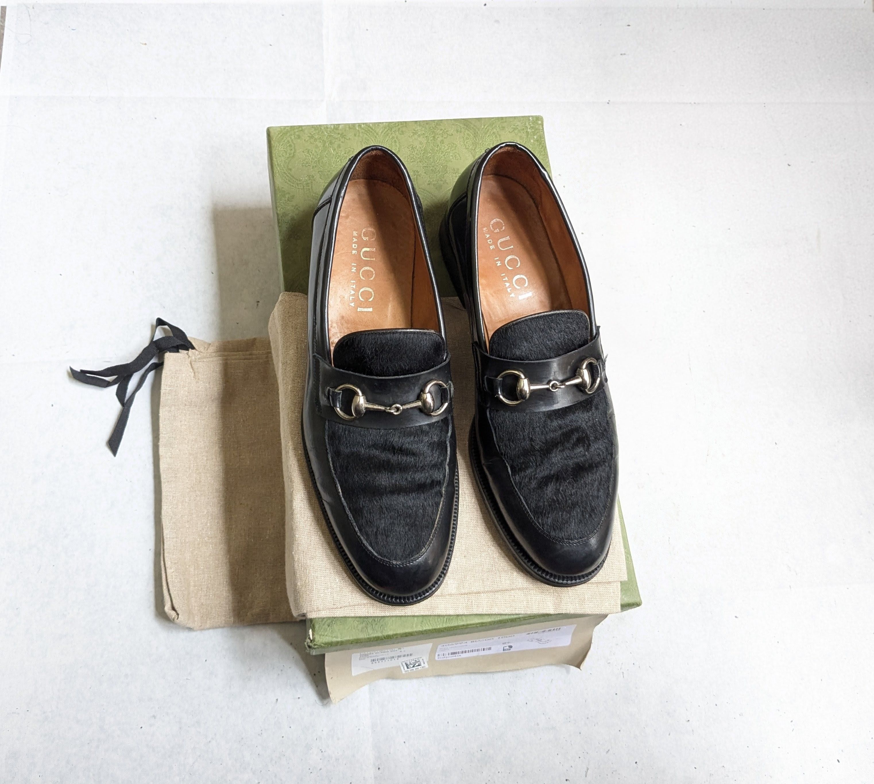 Gucci Gucci Horsebit Loafers Black 8.5 Leather Pony Hair Size US 8.5 / EU 41-42 - 1 Thumbnail