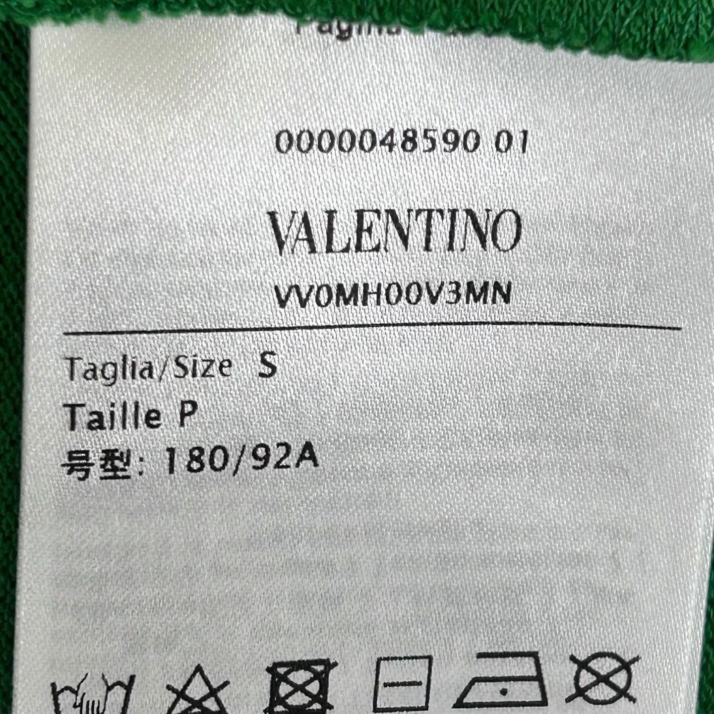 Valentino VALENTINO Green Rivet Short-Sleeve Polo S NWT Size US XXL / EU 58 / 5 - 5 Thumbnail