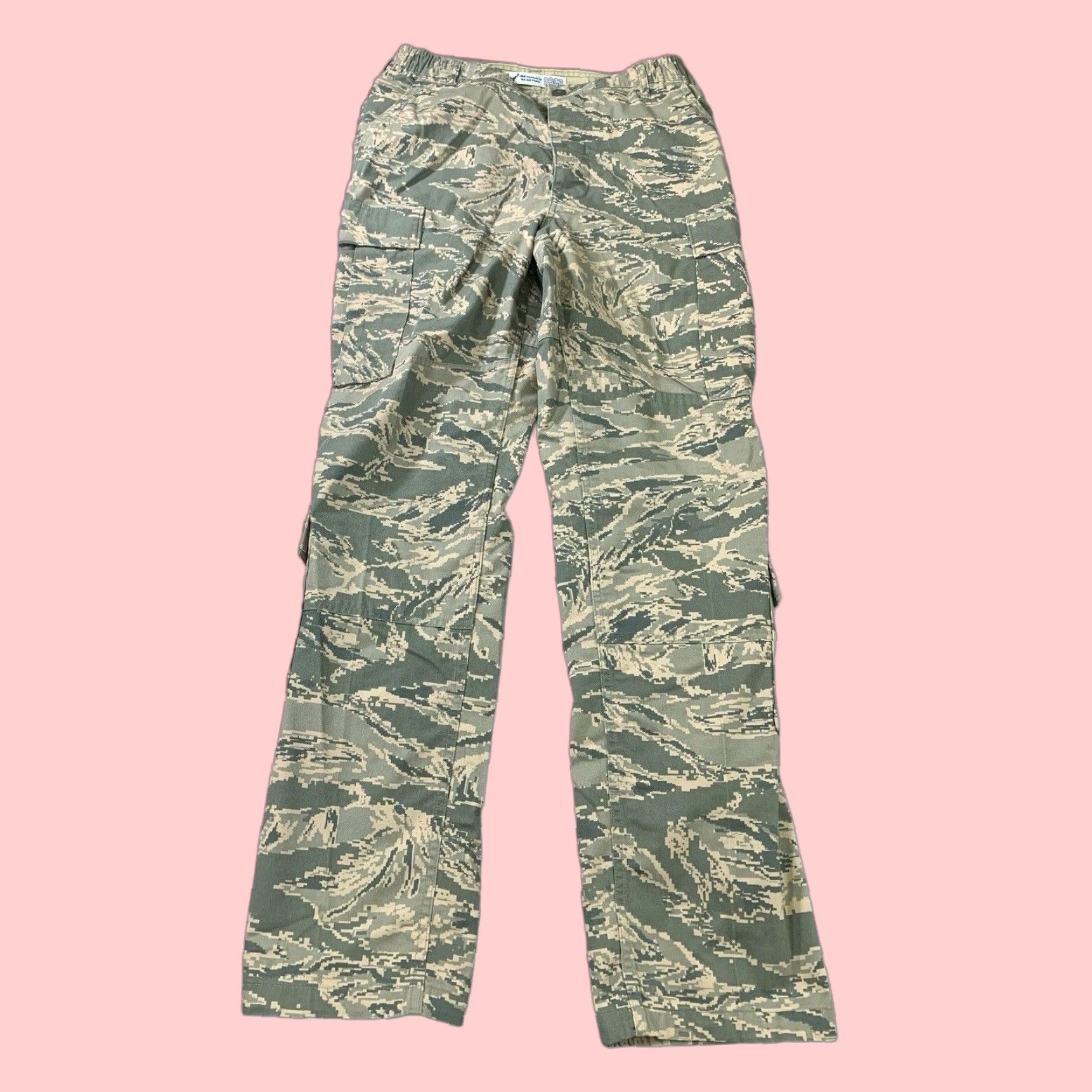 VINTAGE US Air Force Pants Men 34x32 Cargo Trousers Digital Tiger
