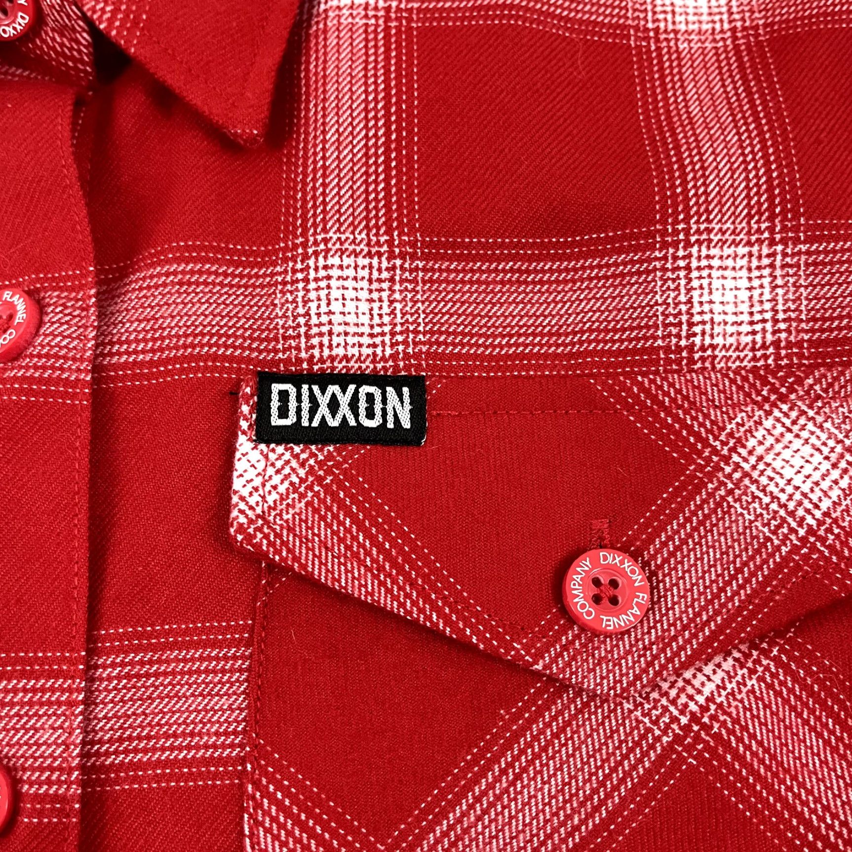 Vintage VINTAGE DIXXON Flannel Womens Medium White Red Plaid Form and Function Button Down Cult Size M / US 6-8 / IT 42-44 - 2 Thumbnail