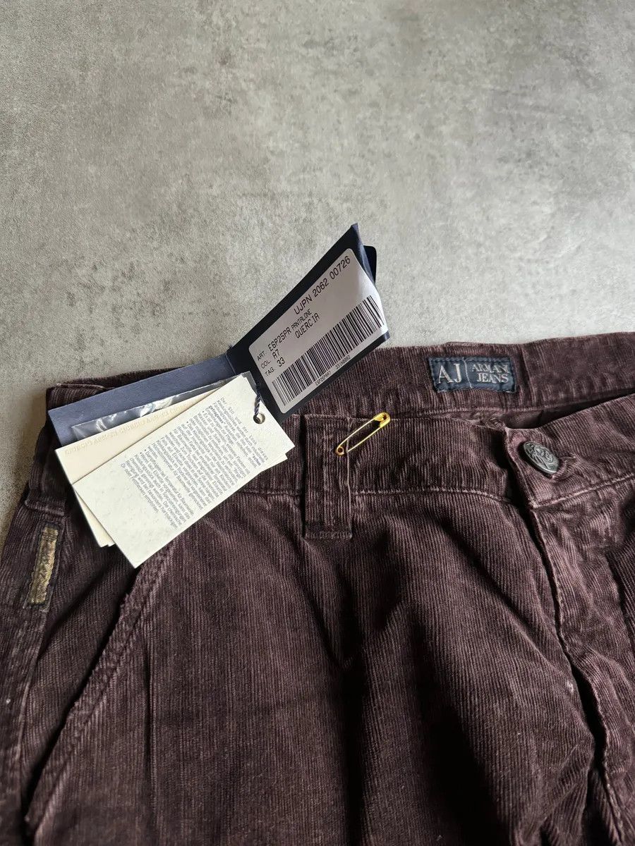Armani × Vintage AW2018 Armani Brown Cargo Elevation Cozy Relaxed Pants Size US 33 - 12 Thumbnail