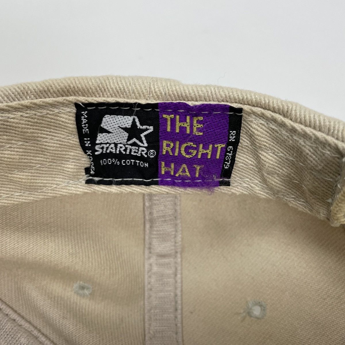 Starter 1990's Vintage Starter The Right Hat Made in Korea Size ONE SIZE - 7 Thumbnail