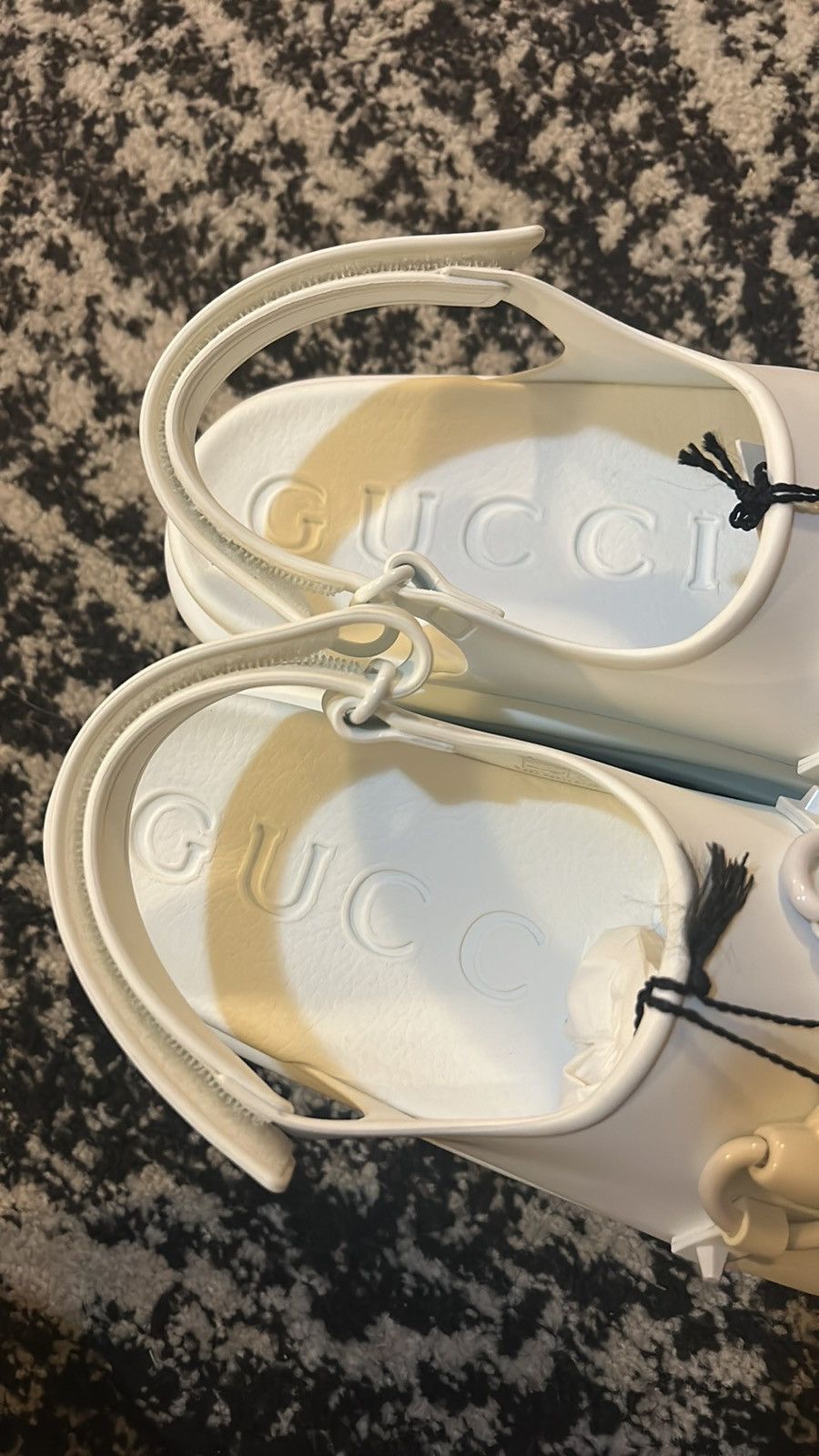 Gucci Gucci Horsebit Flatform Sandal white Size US 9 / IT 39 - 8 Thumbnail
